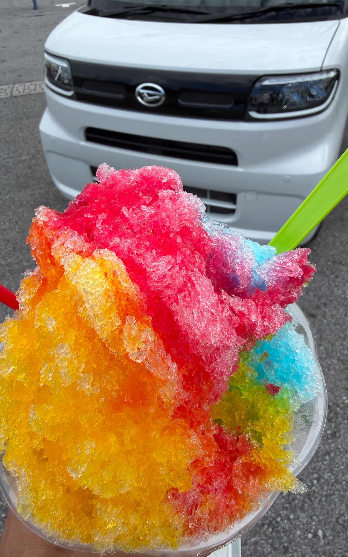 シェイブアイスを買うことができた