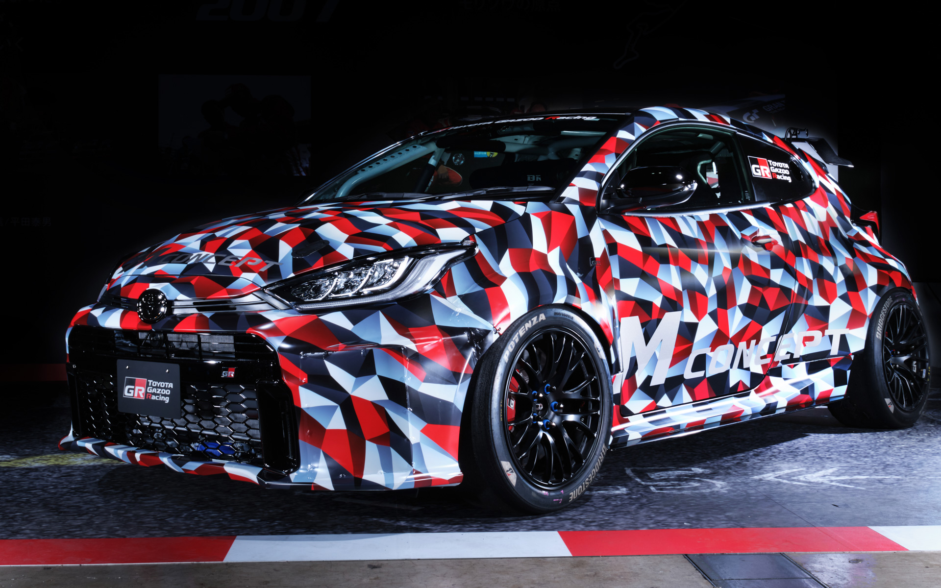 2025年の東京オートサロンで公開された「GRヤリス M コンセプト」