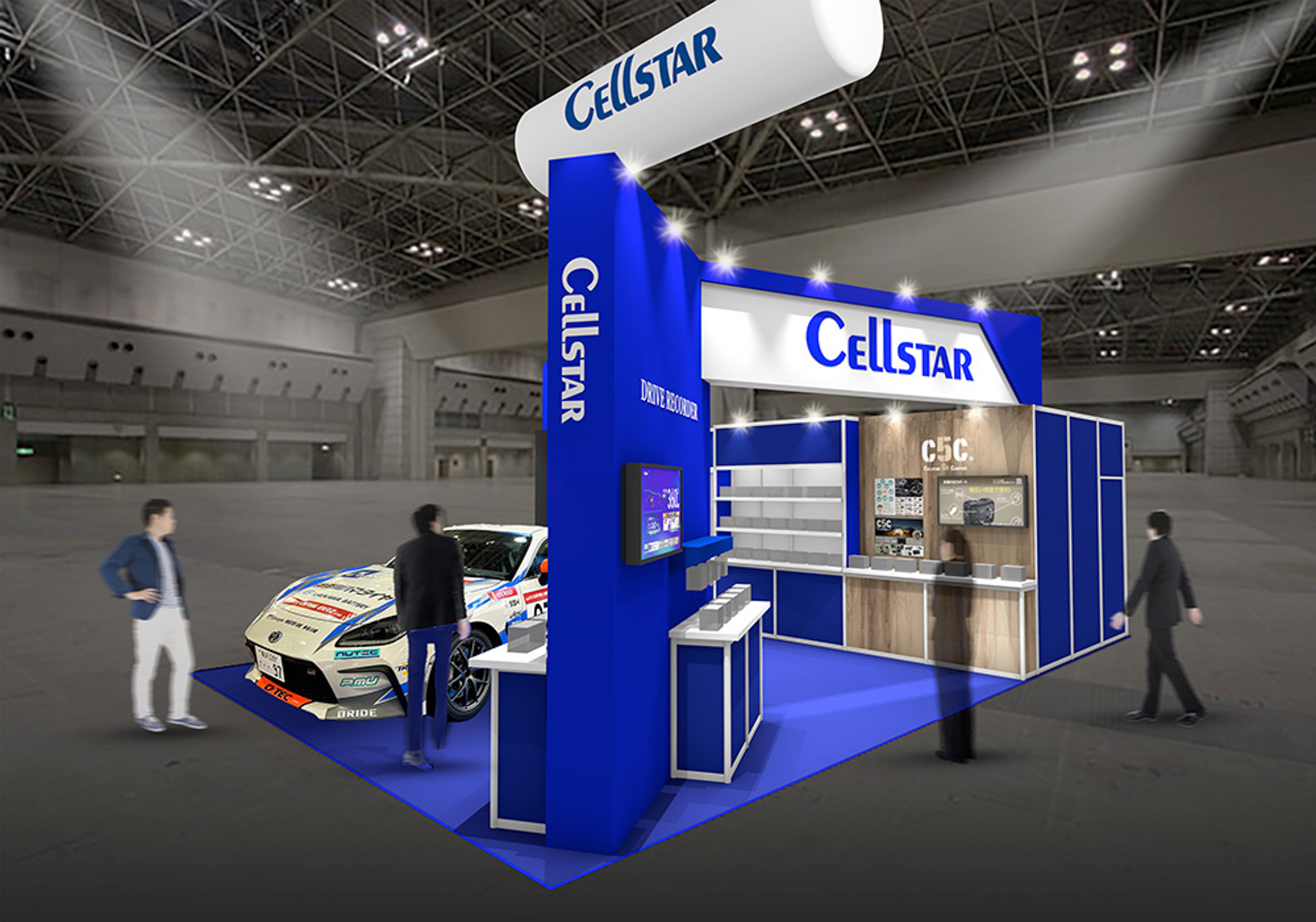 セルスターの東京オートサロン2026出展ブース（イメージ）