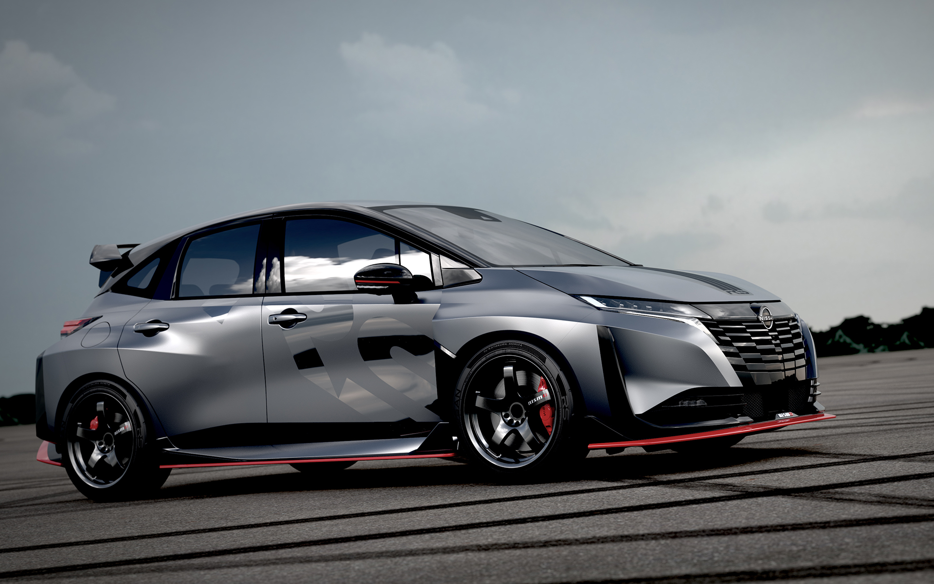 東京オートサロン2026の日産ブースに展示される「AURA NISMO RS Concept」