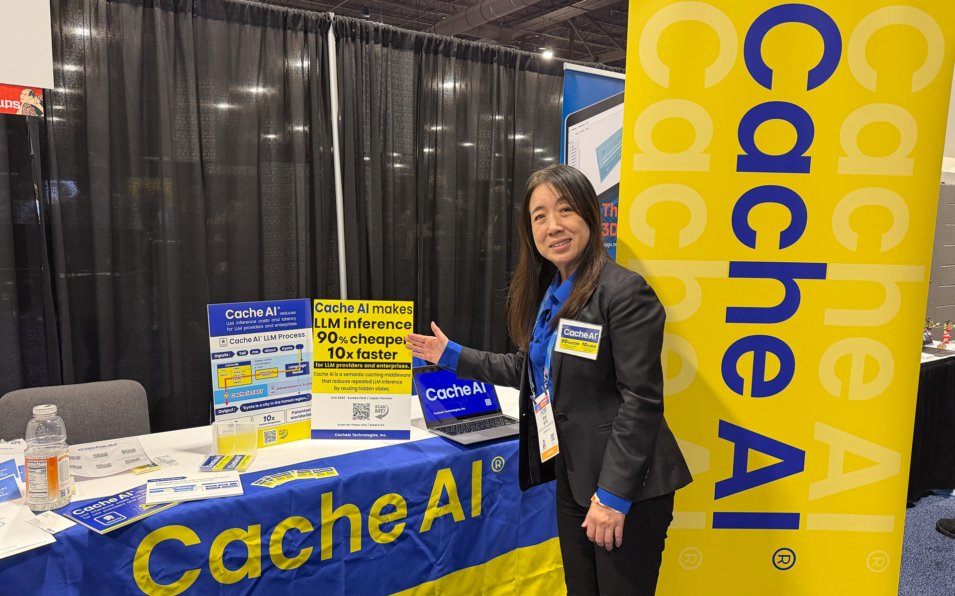 「Cache AI」技術を説明していただいた株式会社 Geek Guild、CacheAI Technologies 代表取締役 CEO 尾藤美紀氏