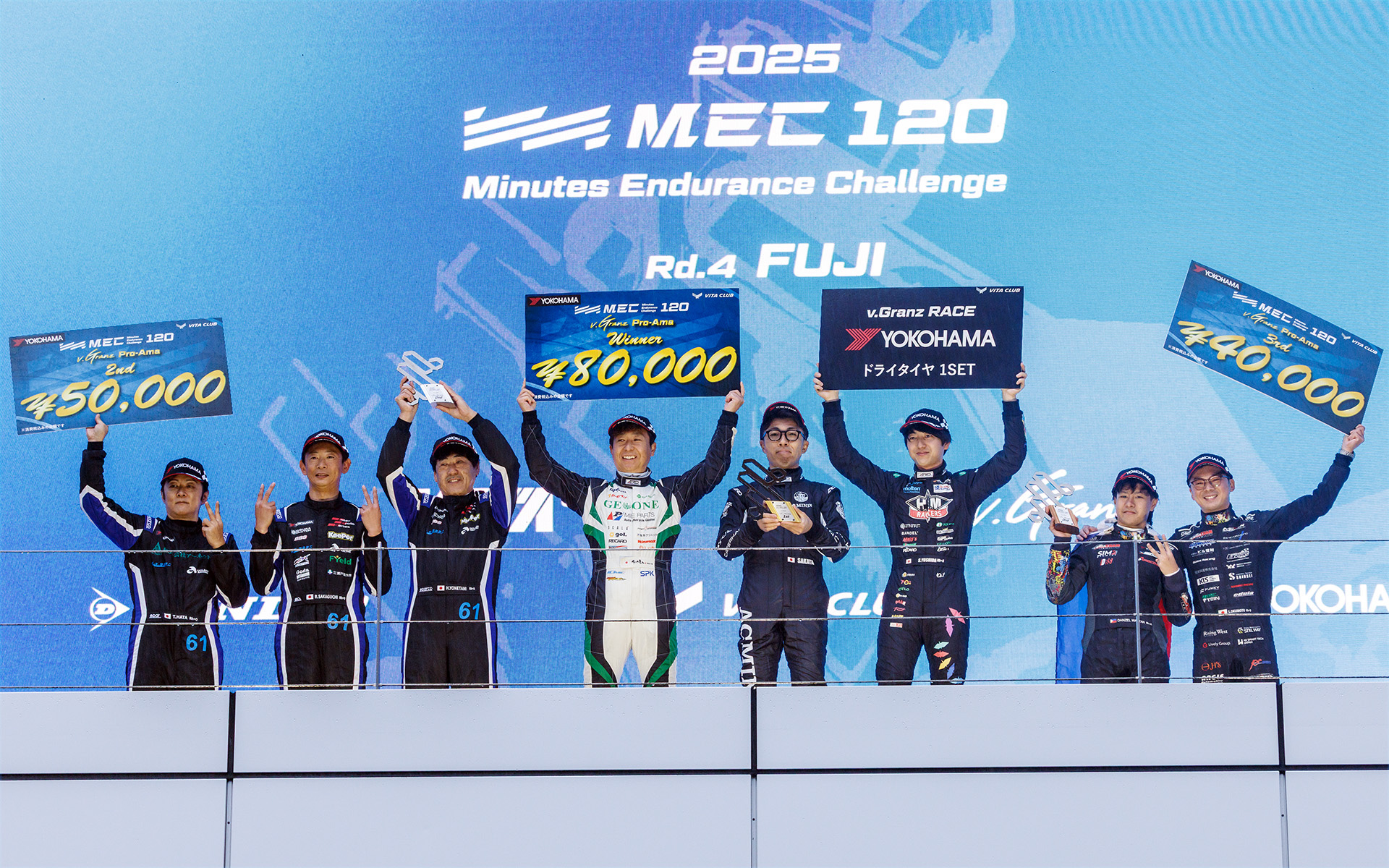 v.Granz Pro-Amaクラスの表彰台