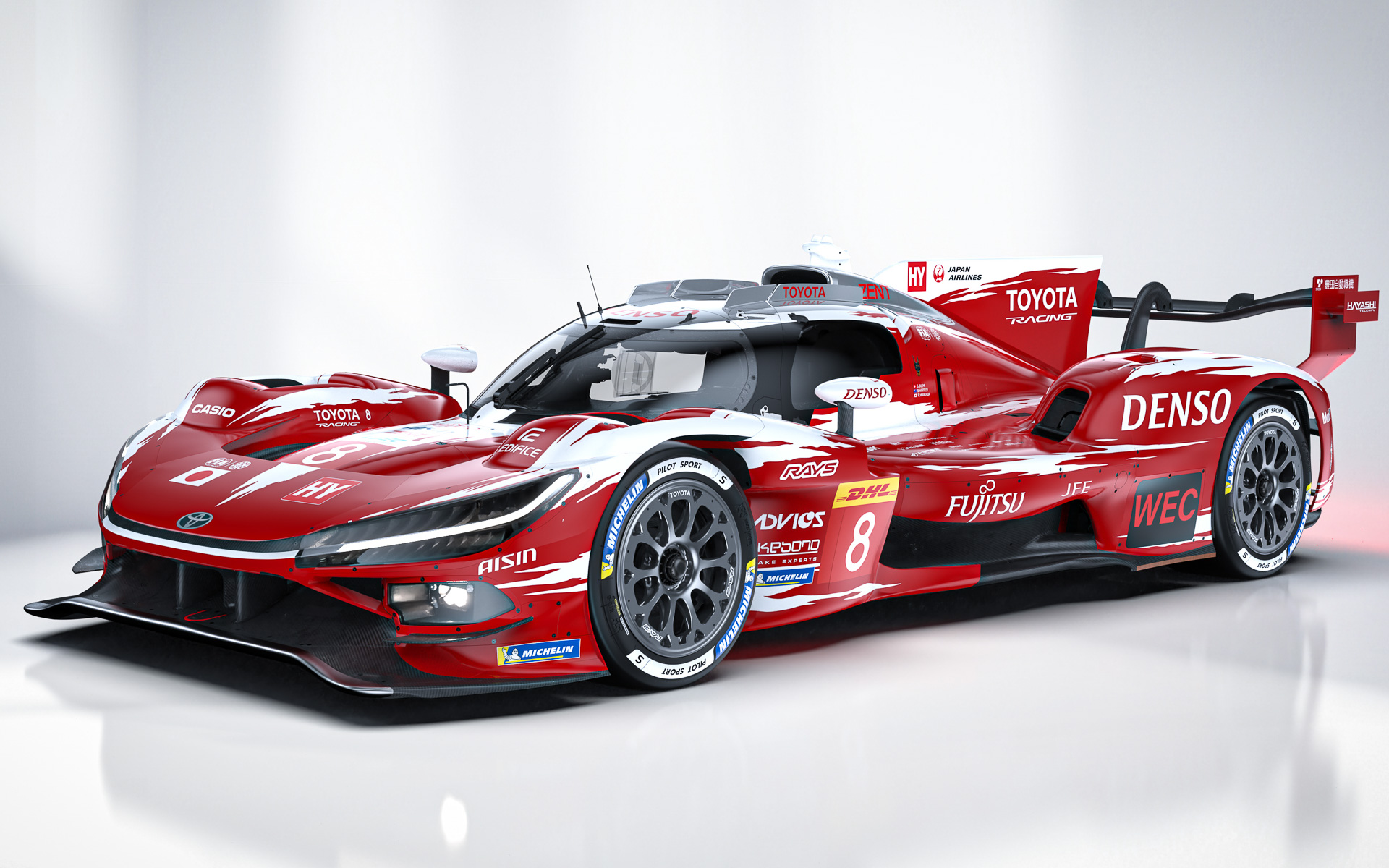 改良型ハイパーカー「TR010 HYBRID」。GR010からは大きく空力面がアップデートされている