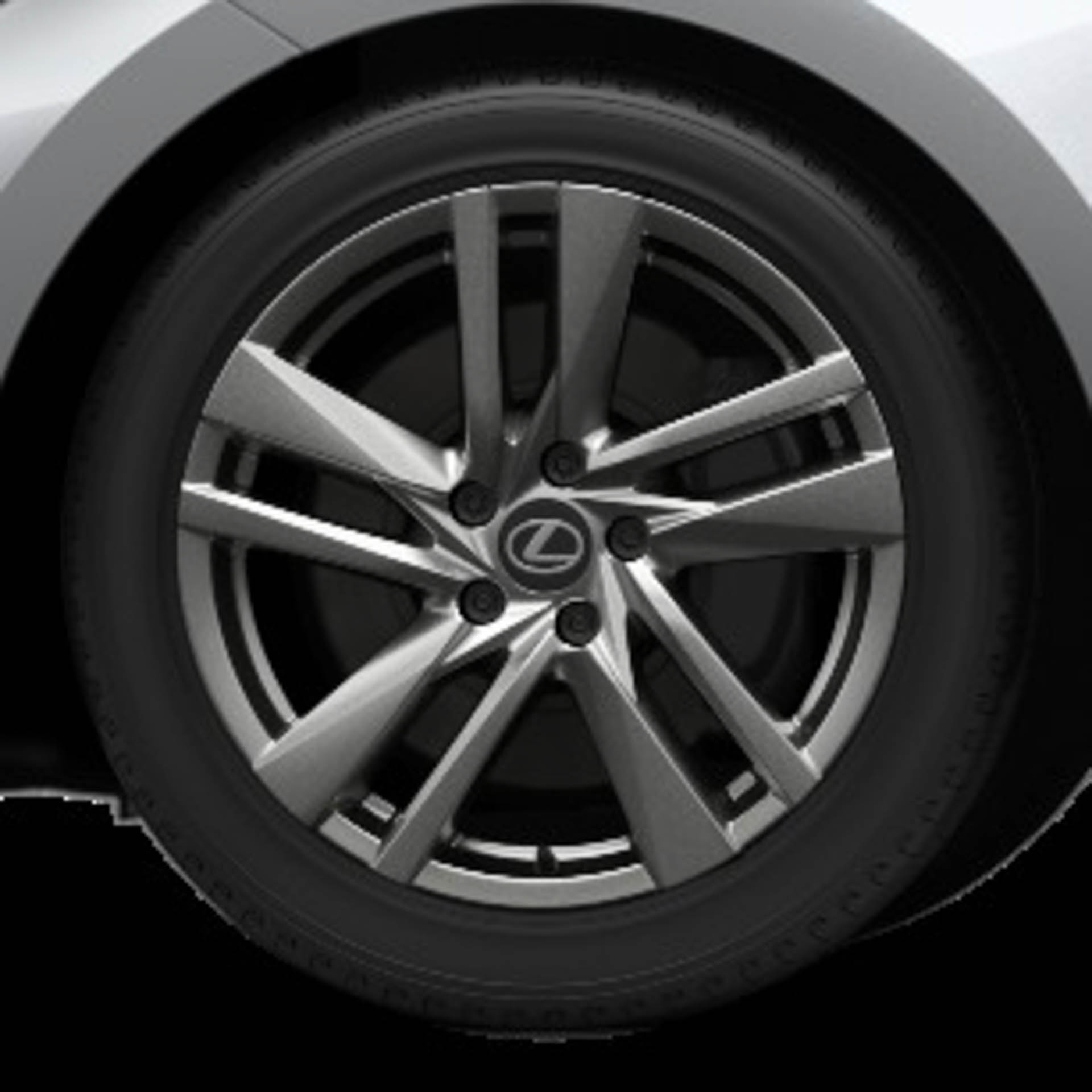 18インチアルミホイール ダークプレミアムメタリック塗装（IS300h）