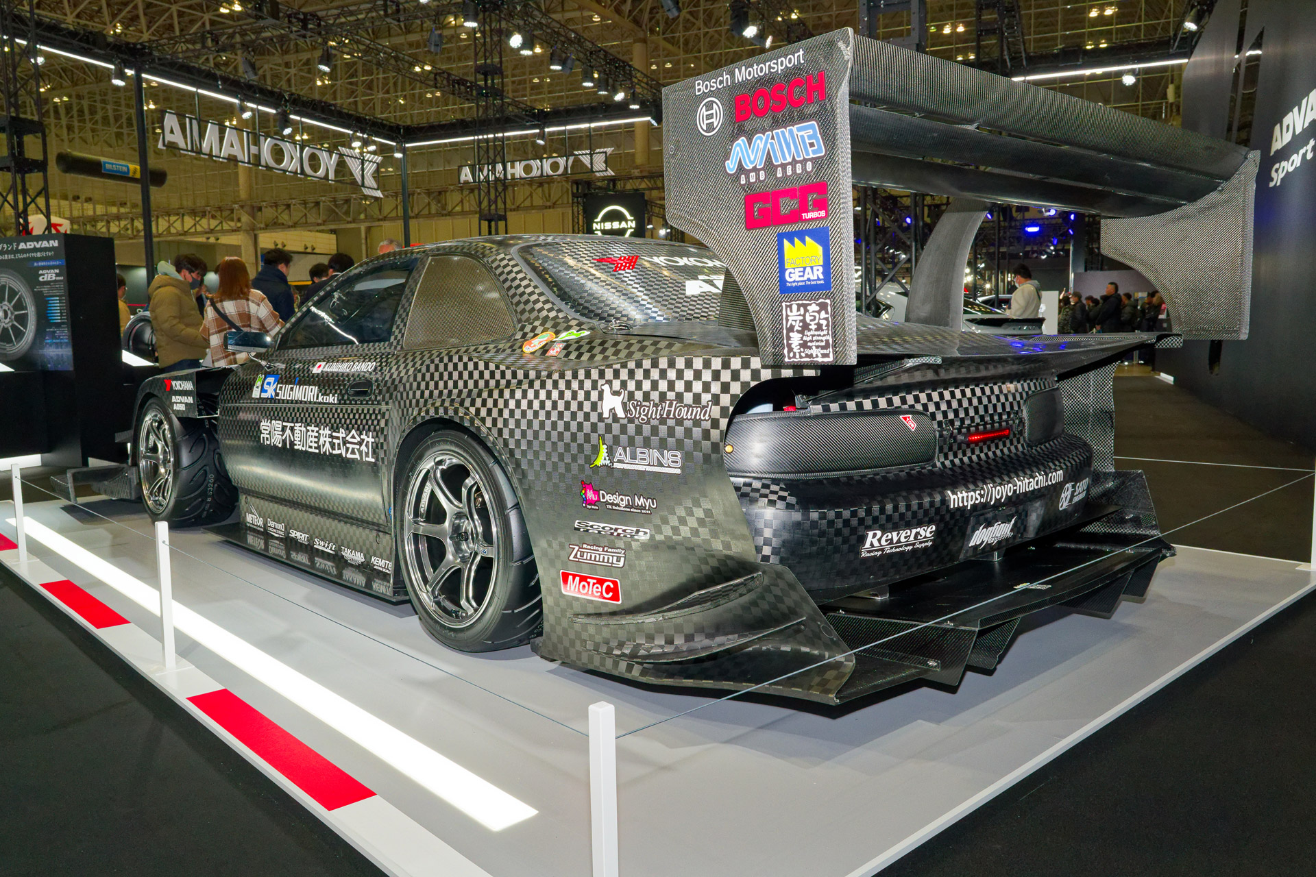 ADVAN A050を装着したタイムアタック競技用マシン