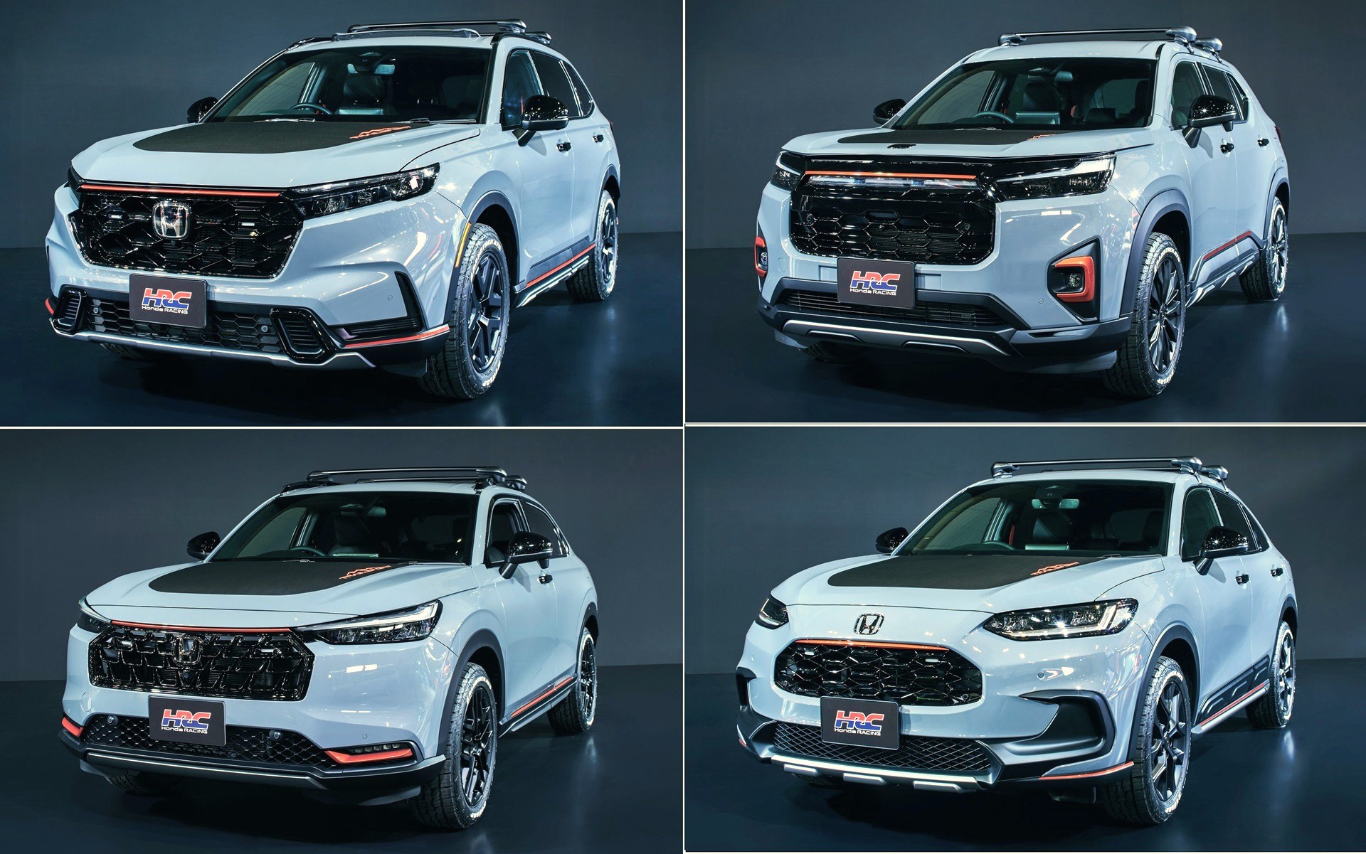 ホンダは東京オートサロン2026で4台の「トレイルスポーツHRCコンセプト」を公開した