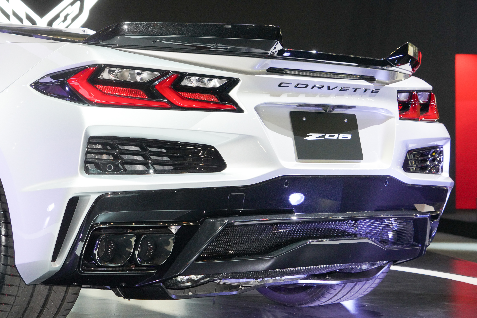 「コルベット Z06 COUPE Santorini Edition」のディテール