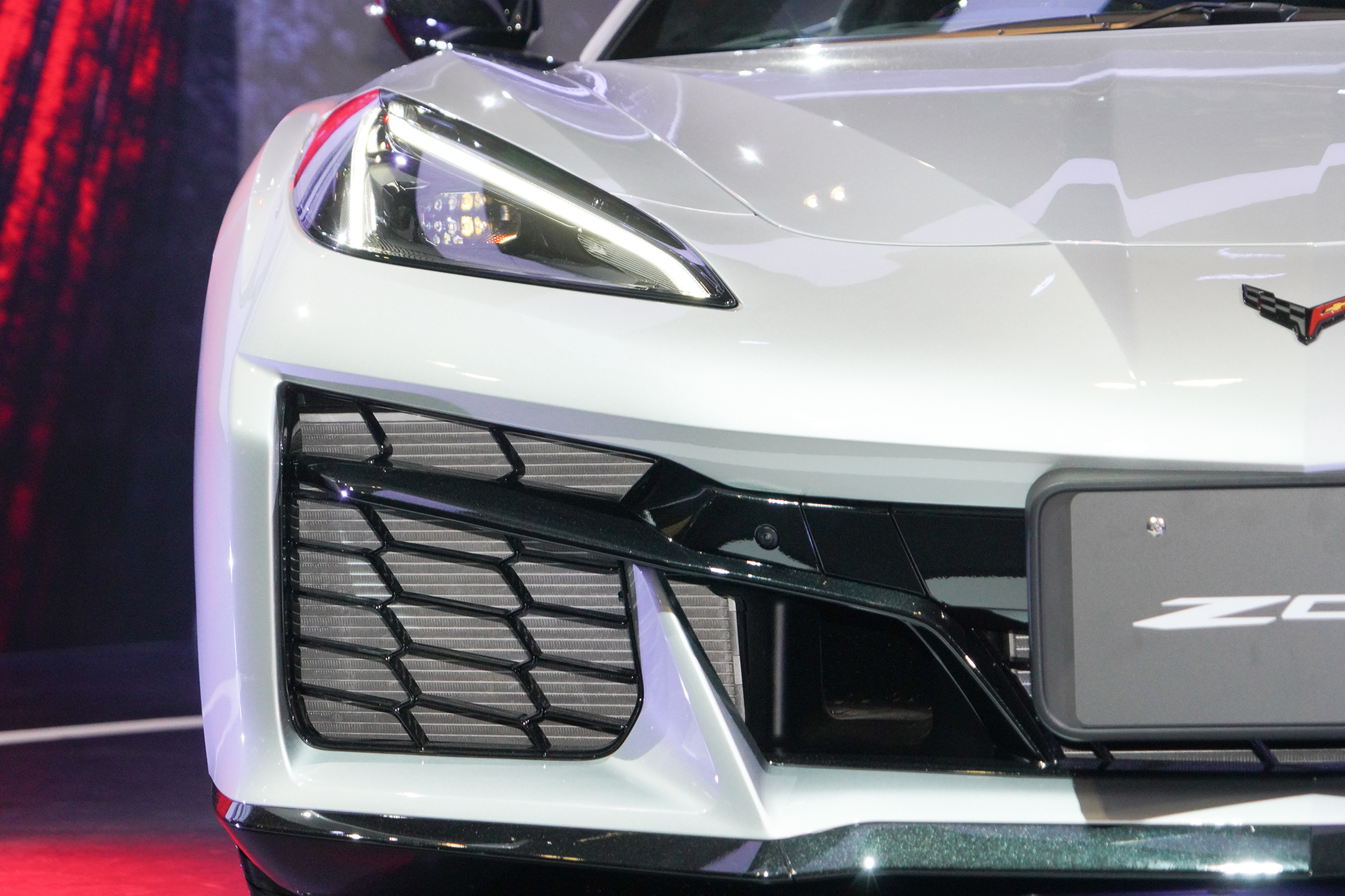 「コルベット Z06 COUPE Santorini Edition」のディテール