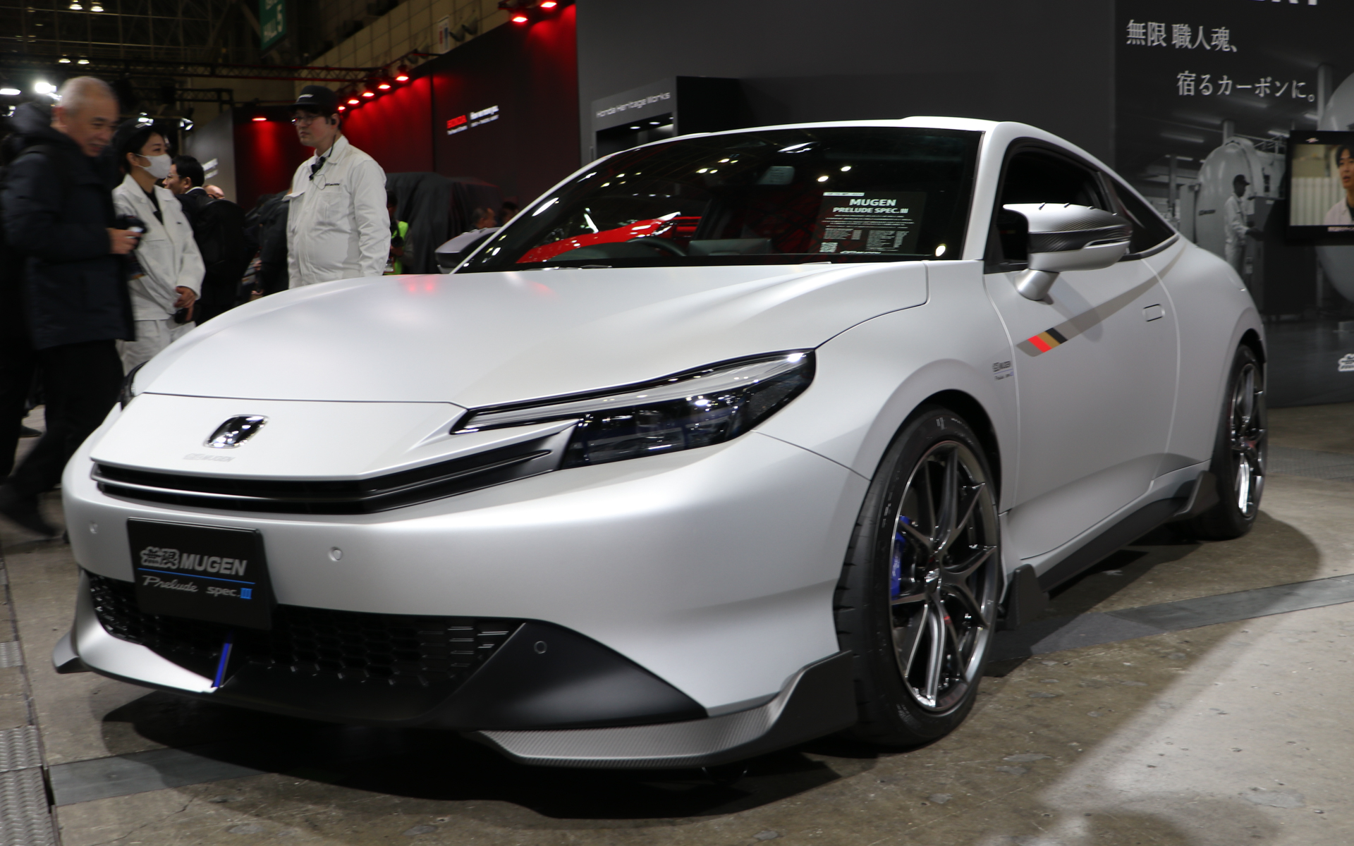 初公開された無限のプレリュード用ボディキット「SPEC.III」装着車