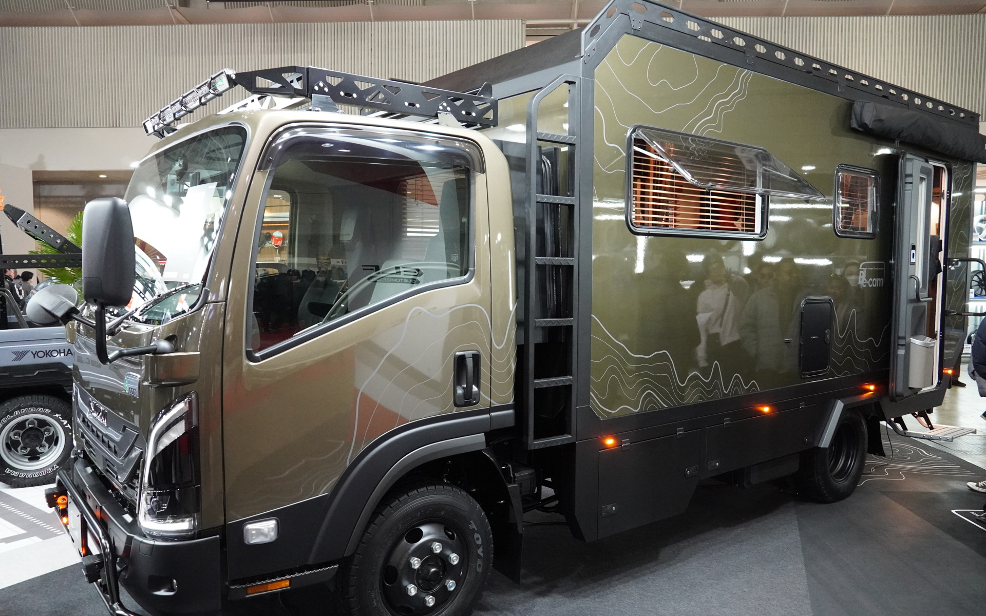 キャンピングカー専用シャシー「Be-cam」の新車型をベースにしたキャンピングカー「GeoRoam」