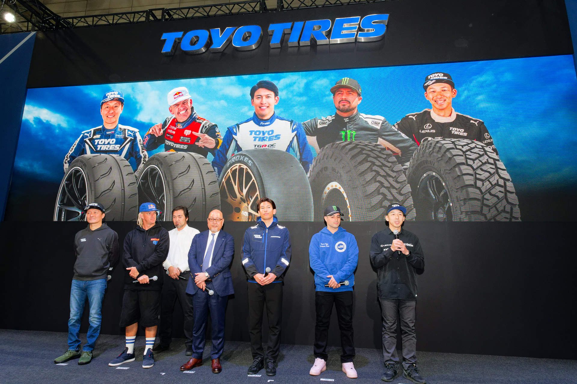TOYO TIREがサポートするドライバーらが集結、2026年の意気込みを語った