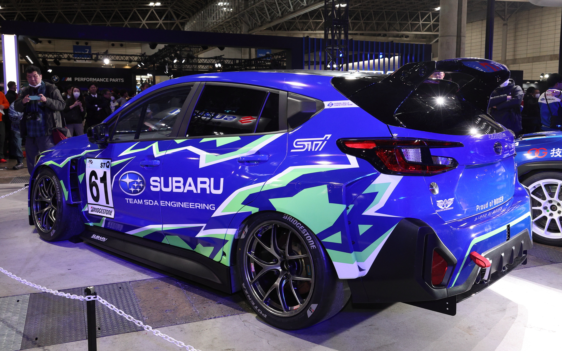 GRB以来、久々のハッチバックボディの競技車両