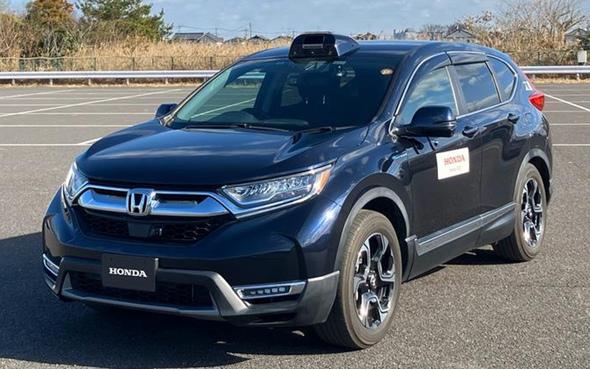 実証実験車両の「CR-V」