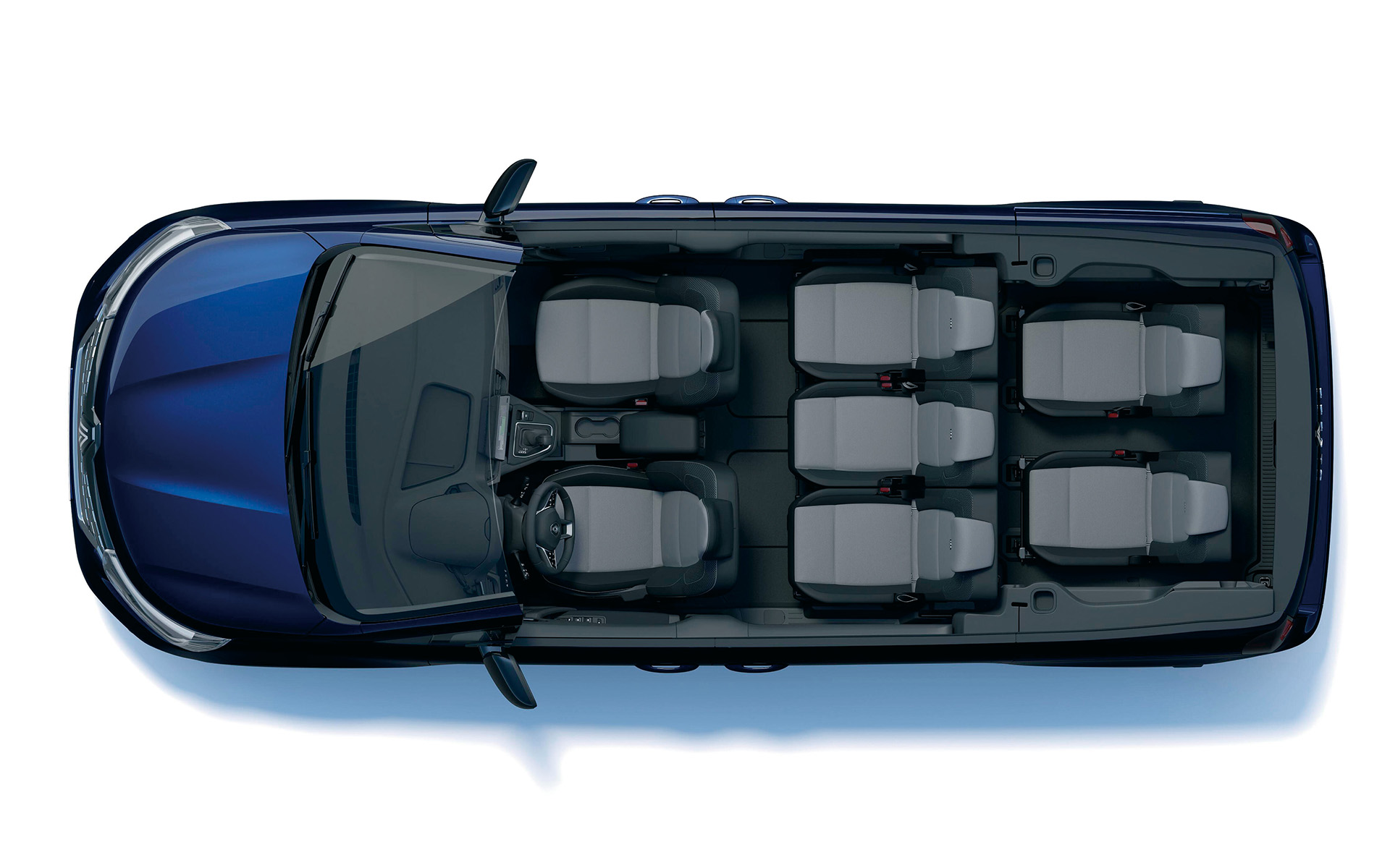 グランカングーのシートレイアウト例