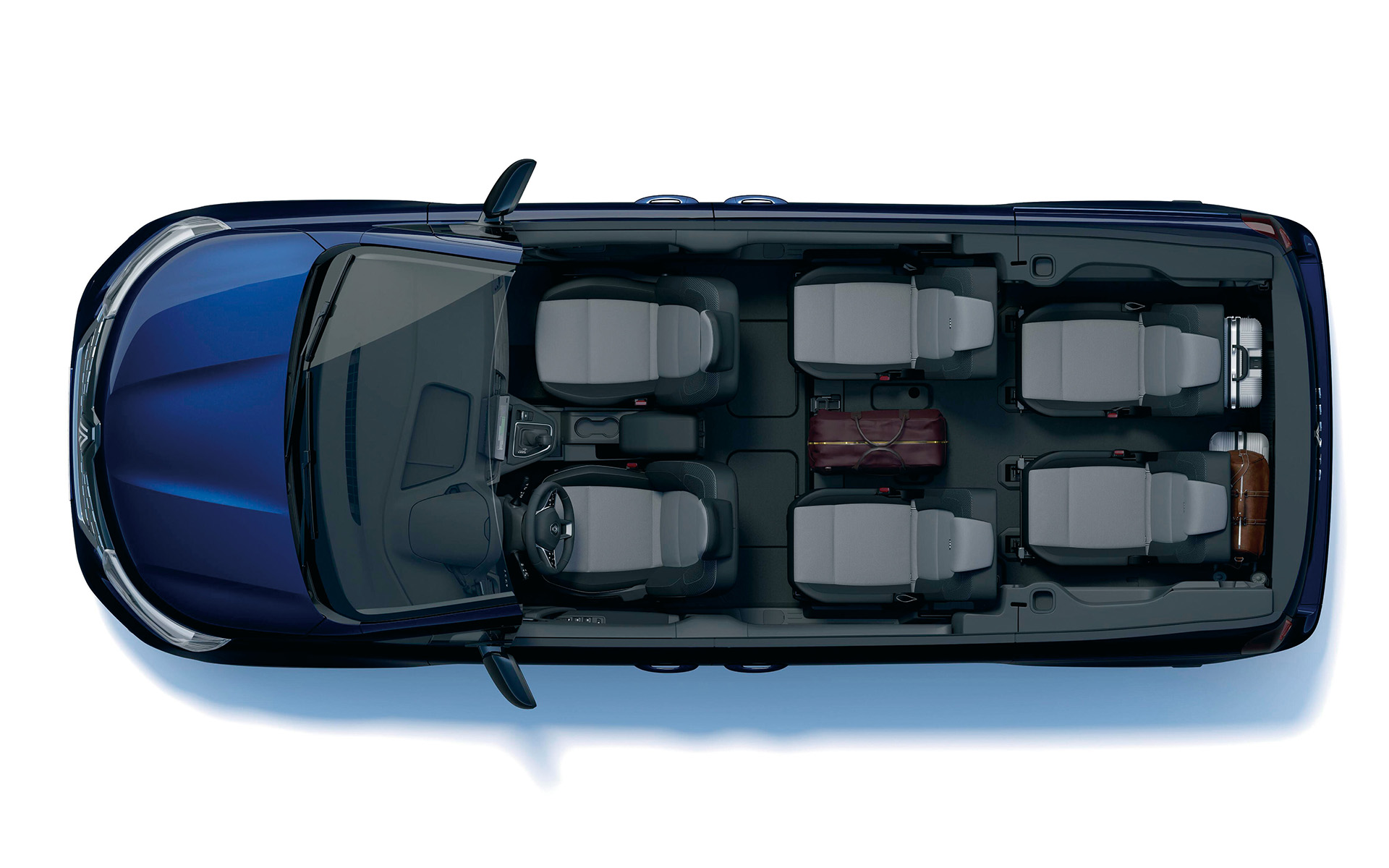 グランカングーのシートレイアウト例