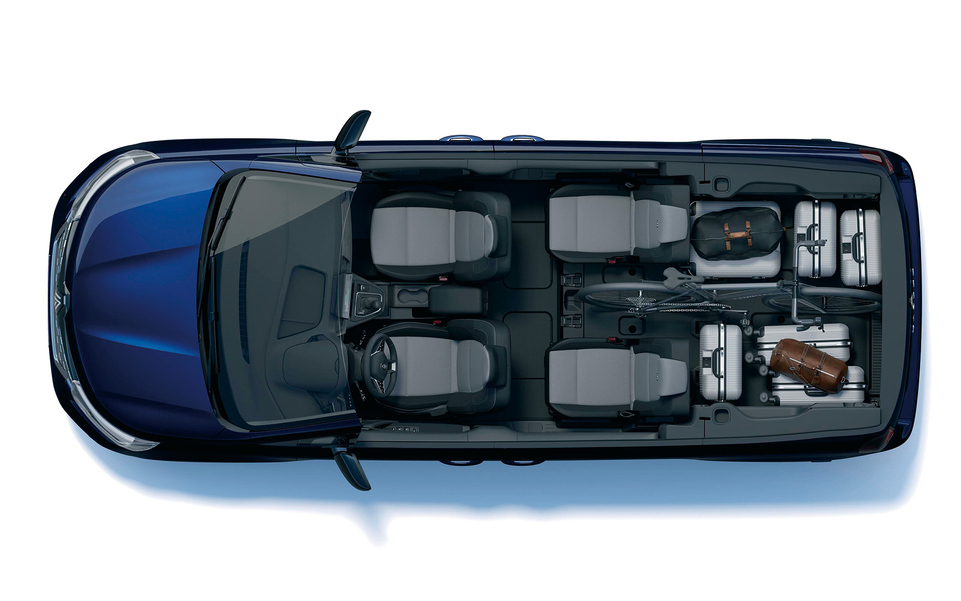 グランカングーのシートレイアウト例