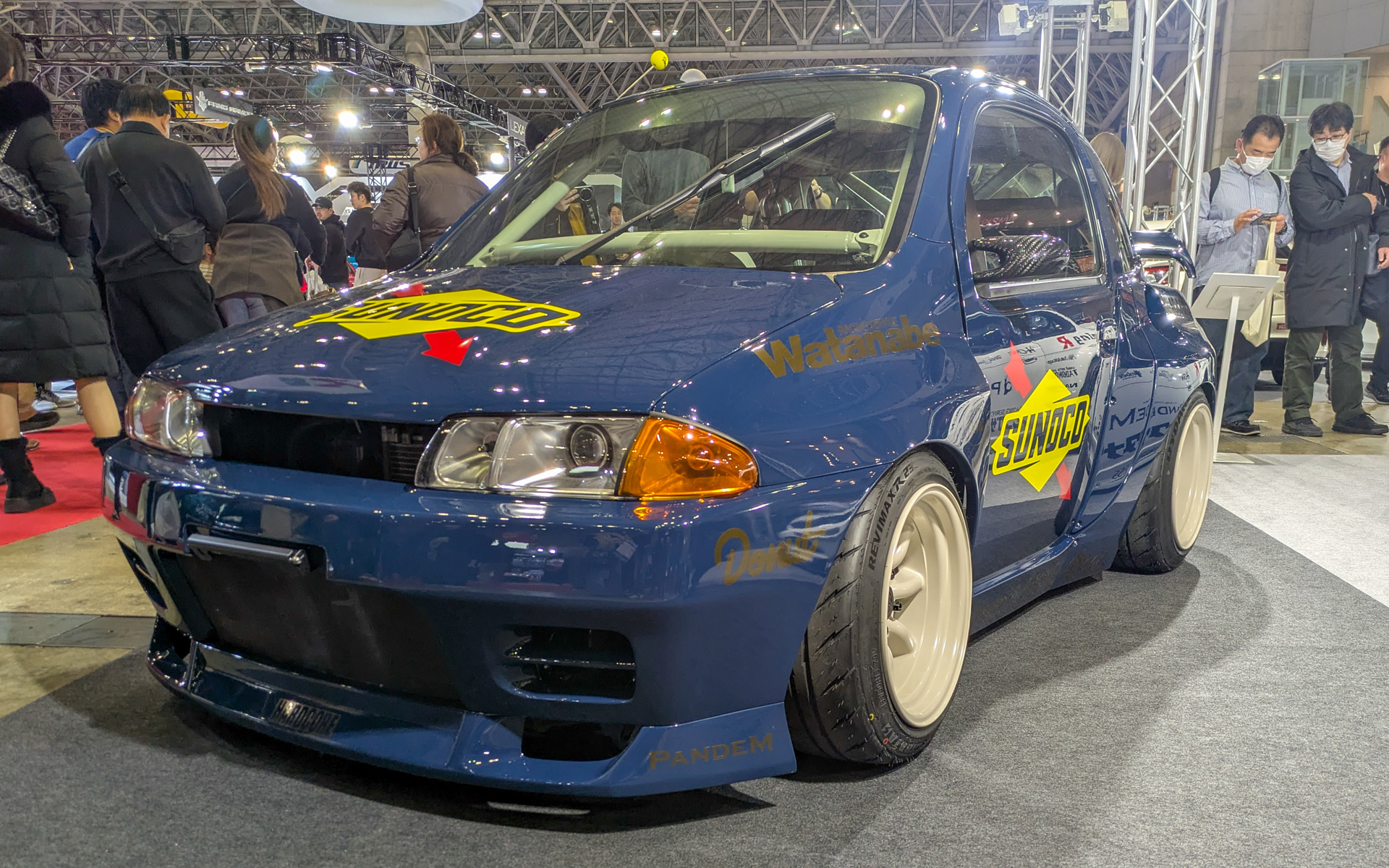 東京オートサロン2026の会場で見つけたR32スカイラインGT-Rの縮小版？ カワイイ💛