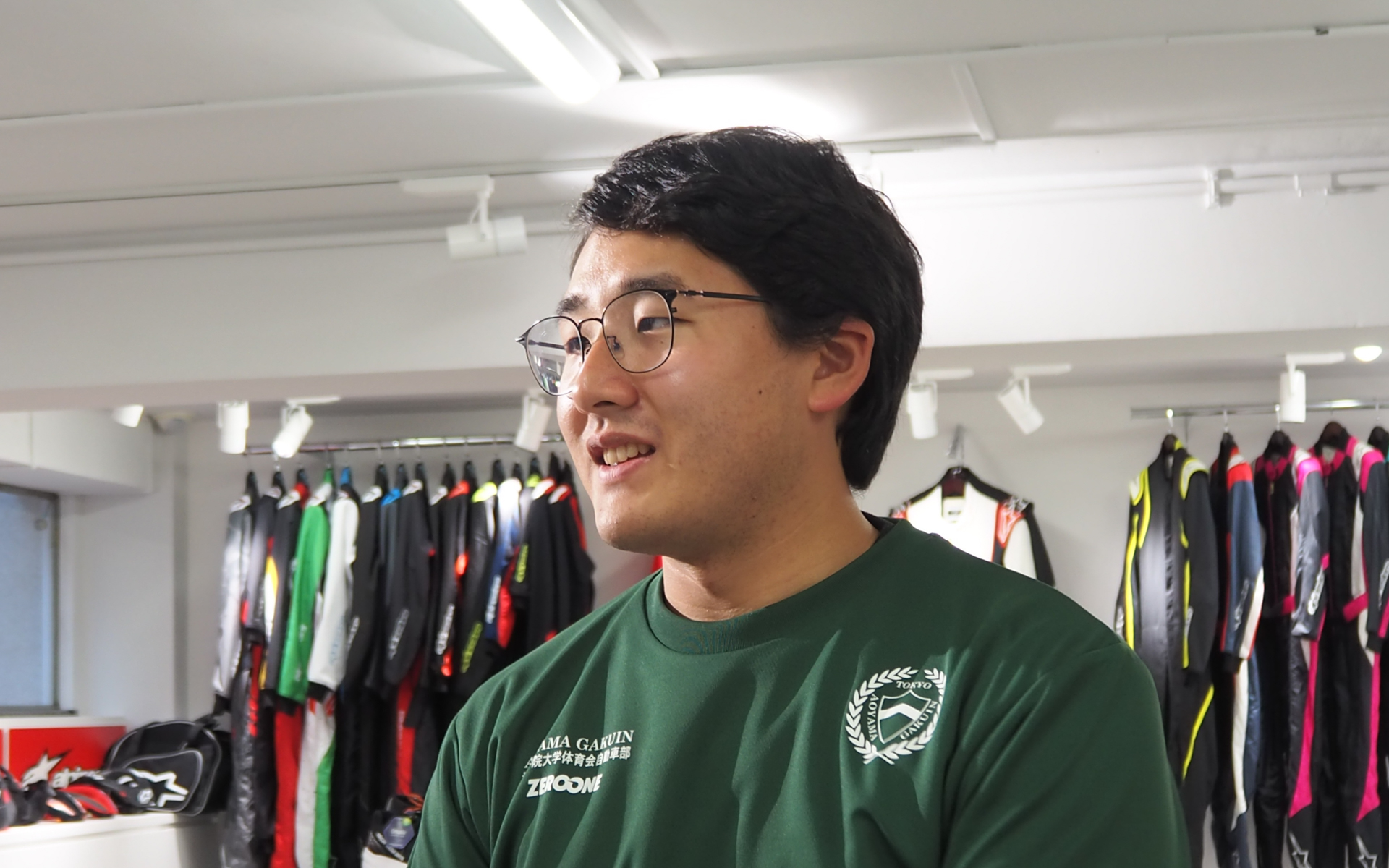 経営学部経営学科 3年 青山学院大学体育会自動車部 主将 河野雅也氏