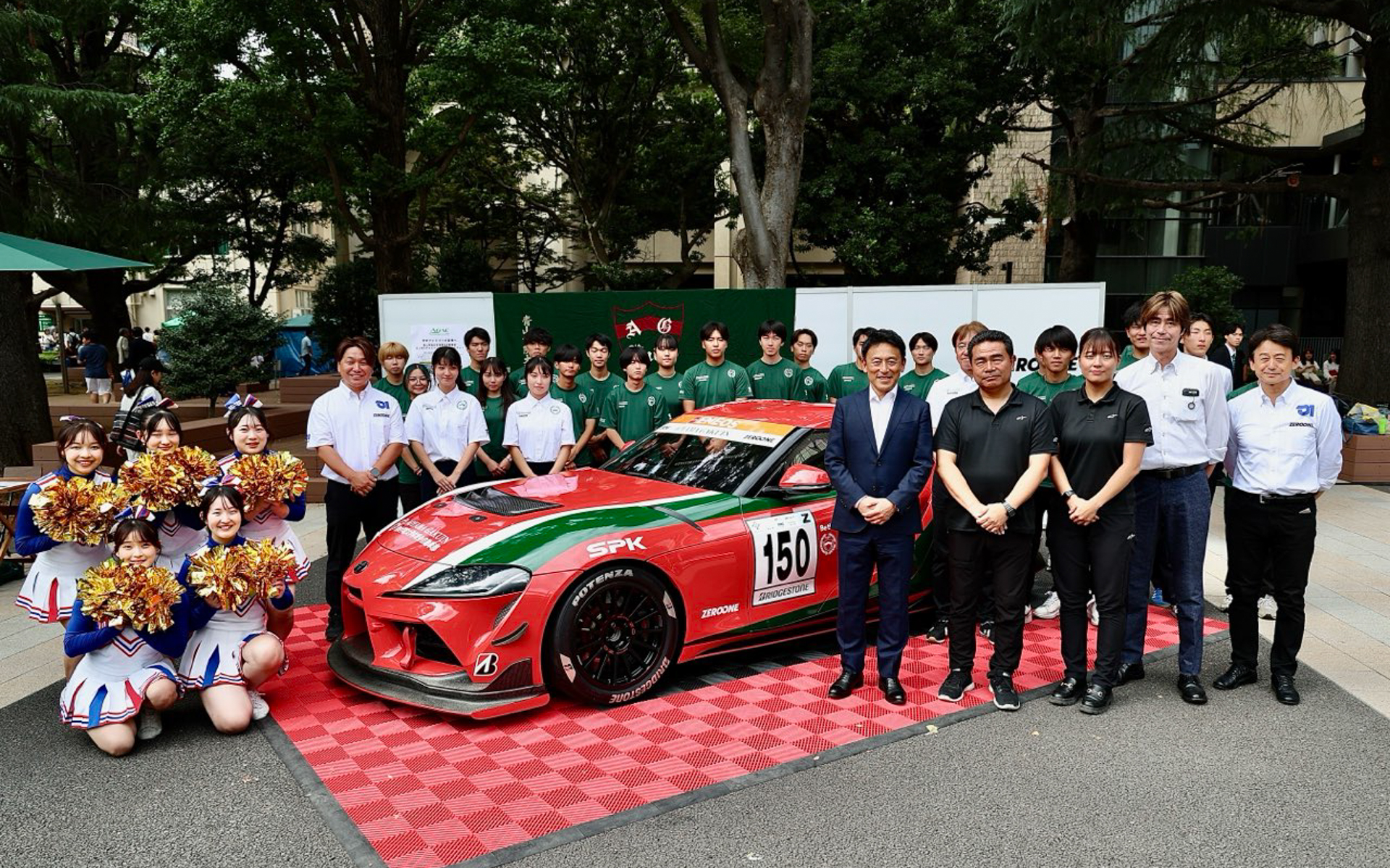 AGACは2025年9月25日に開催された第32回青山学院大学同窓祭で、2026年度スーパー耐久シリーズ参戦と新車両の発表会を行なった