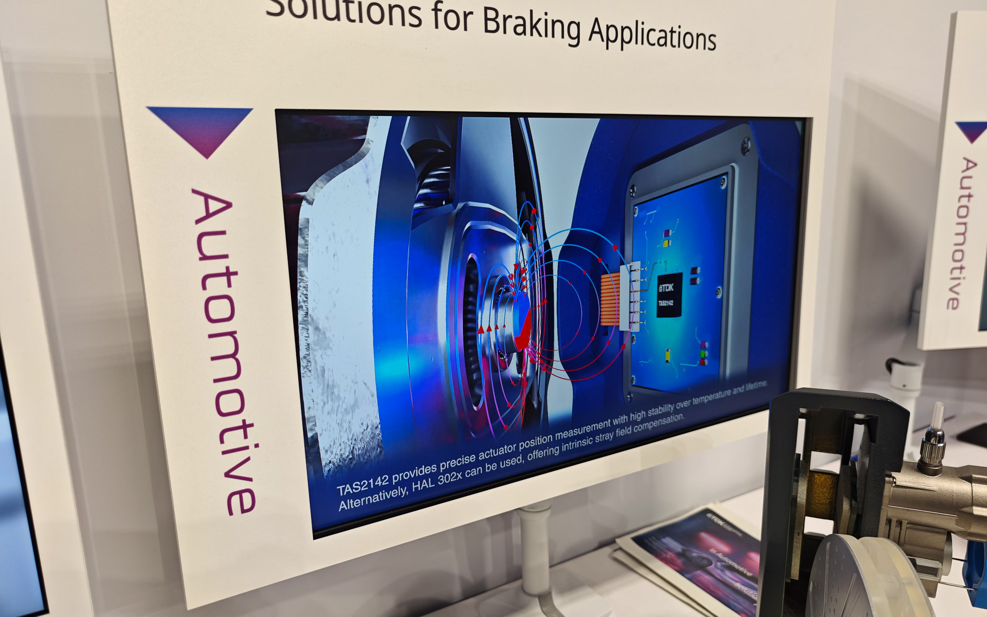 TMR角度センサーを利用したアクチュエーターの角度を検出する応用例