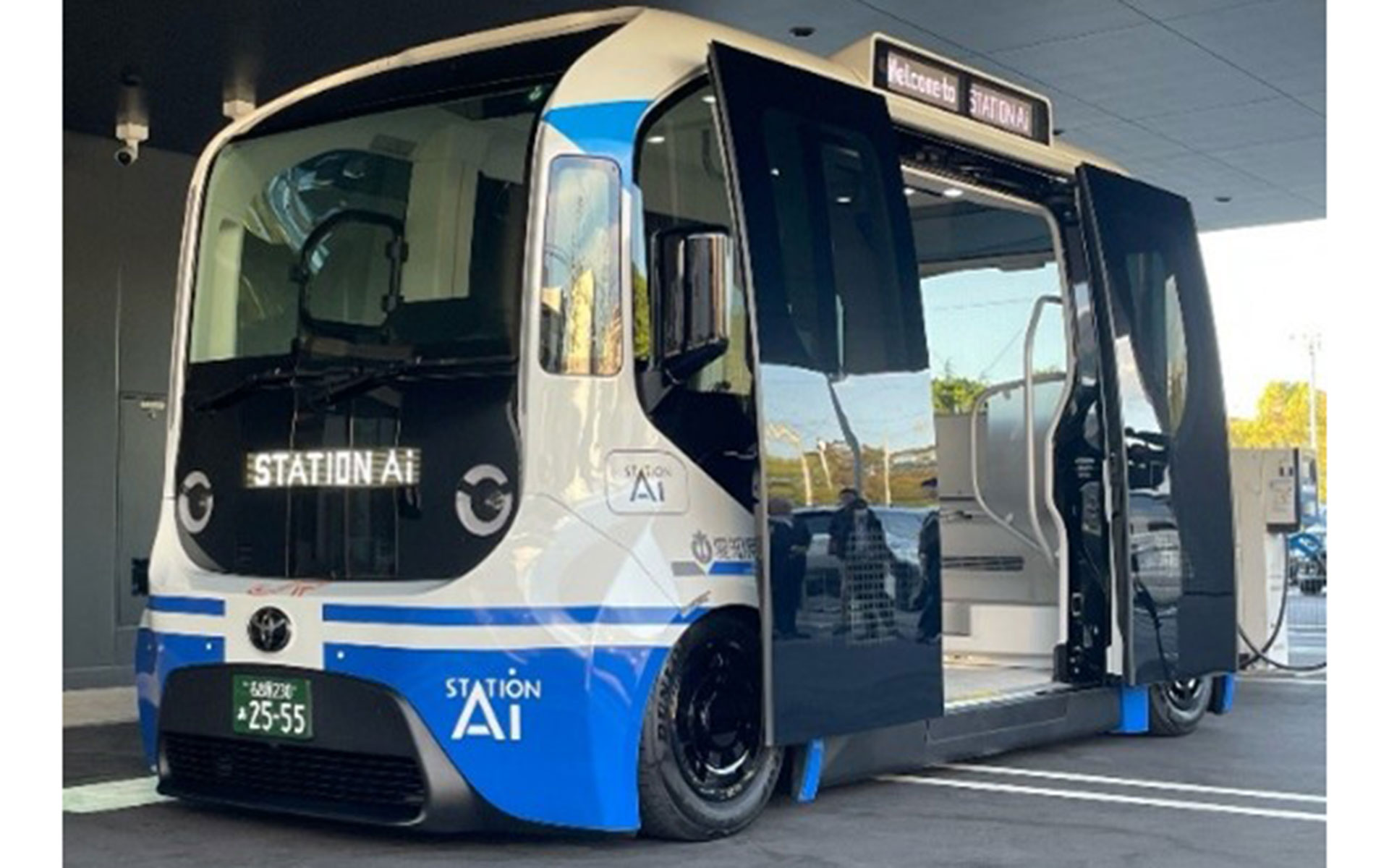 ジェイアール東海バスが運用しているトヨタ自動車の次世代モビリティ「イーパレット」