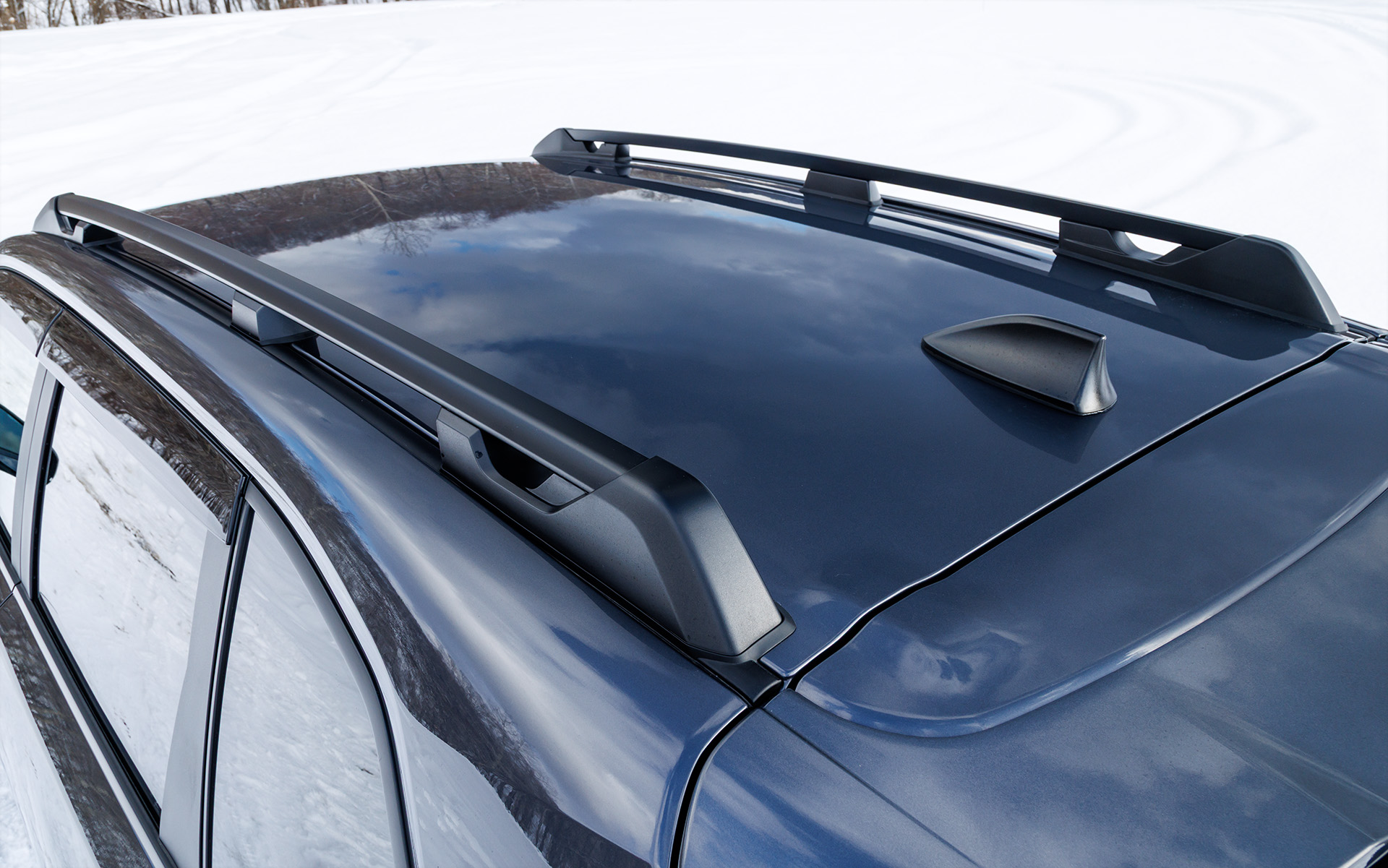 ルーフレールはX-BREAK専用となるラダータイプ