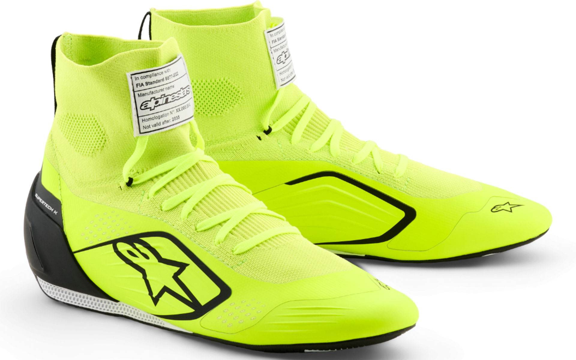YELLOW FLUO BLACK WHITE