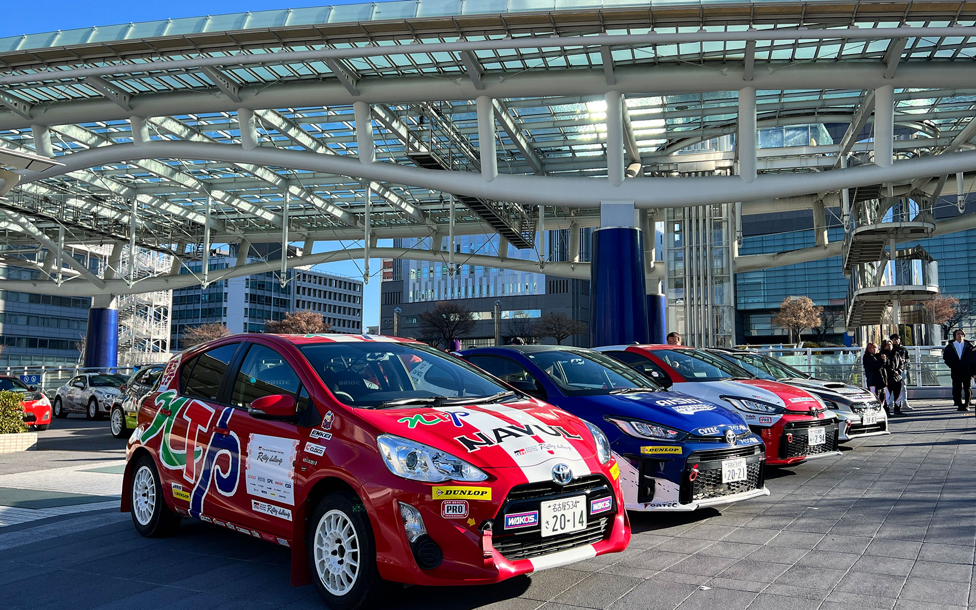 ラリーカー展示（2025年開催時の様子）