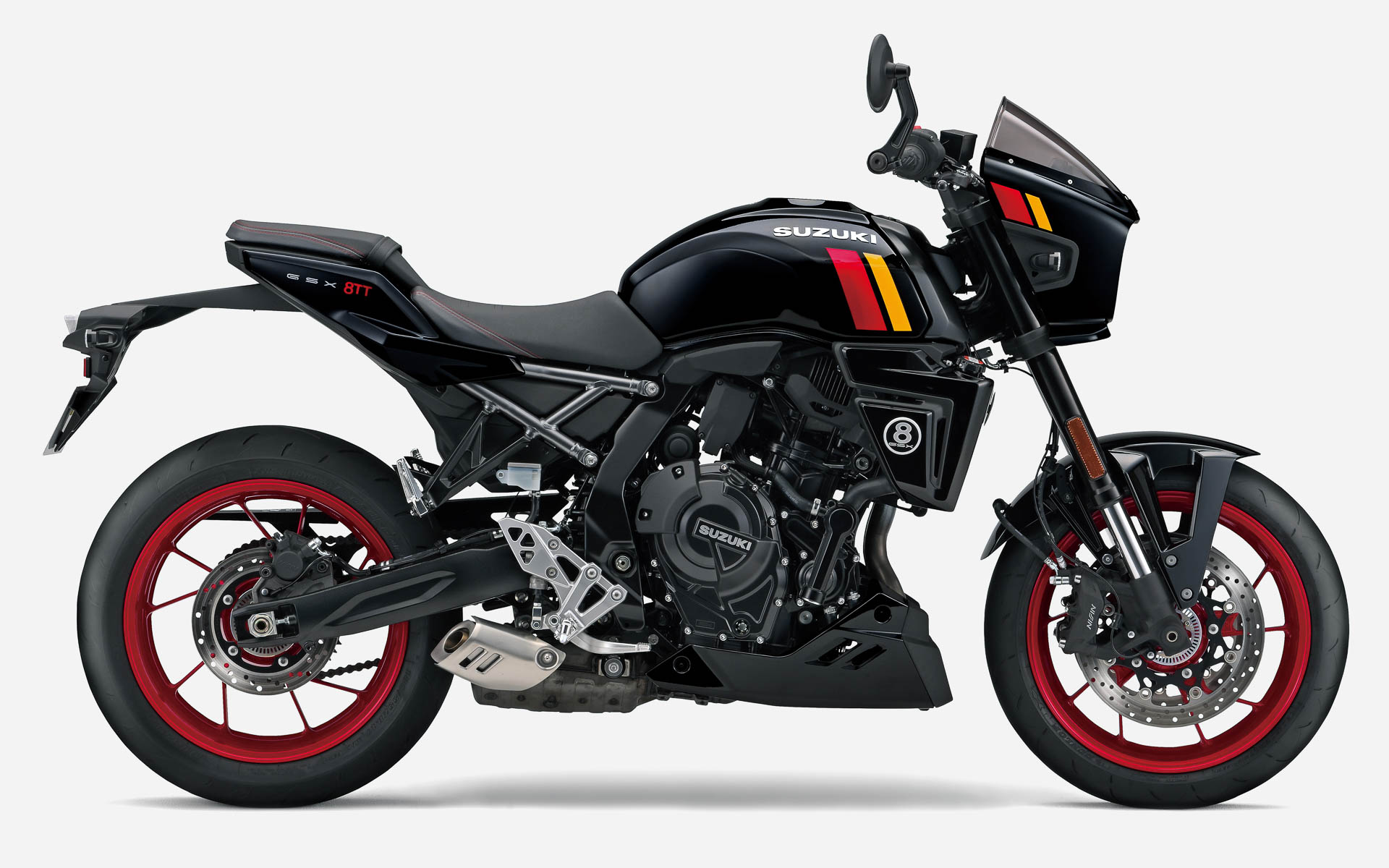 新型GSX-8TT（グラススパークルブラック）