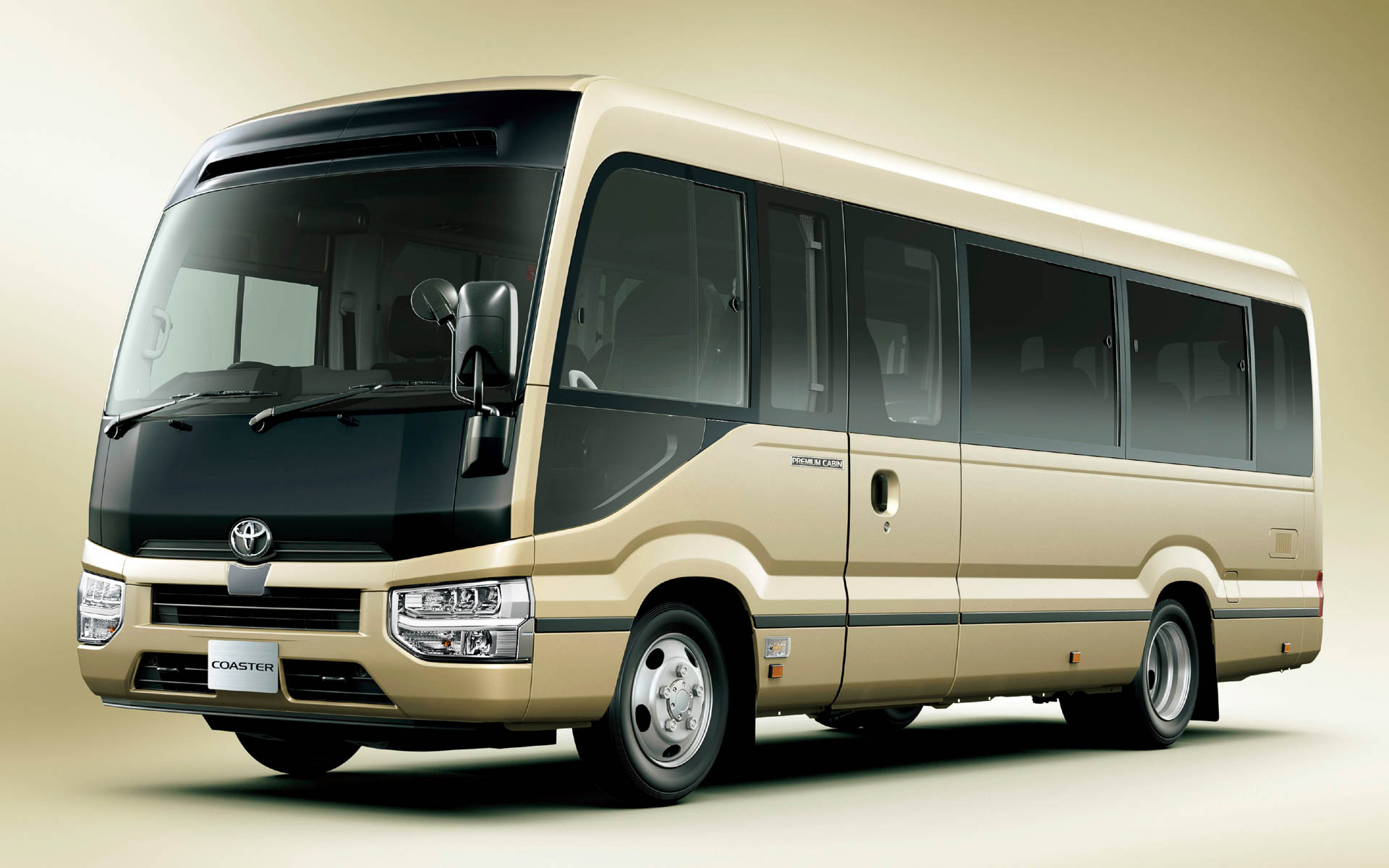プレミアムキャビン（ロングボディ車・21人乗り・ベージュメタリック）