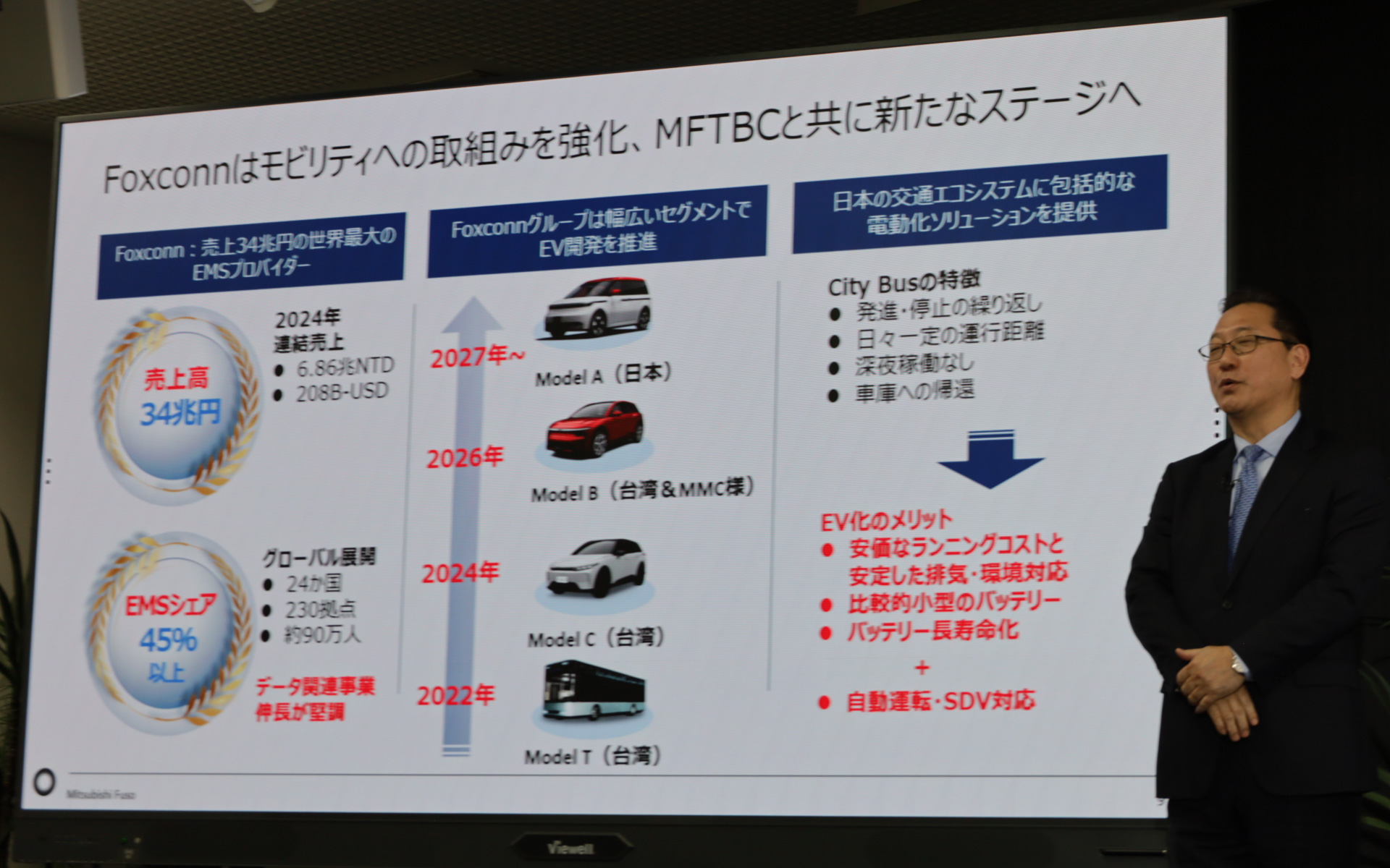 Foxconnはモビリティへの取り組みを強化する