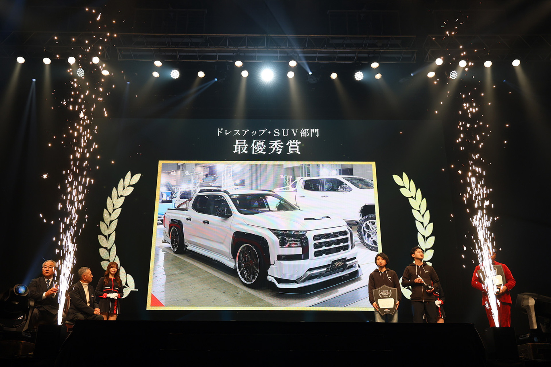 ドレスアップ・SUV部門最優秀賞：SPD Creationの「ローダウンTRITON」