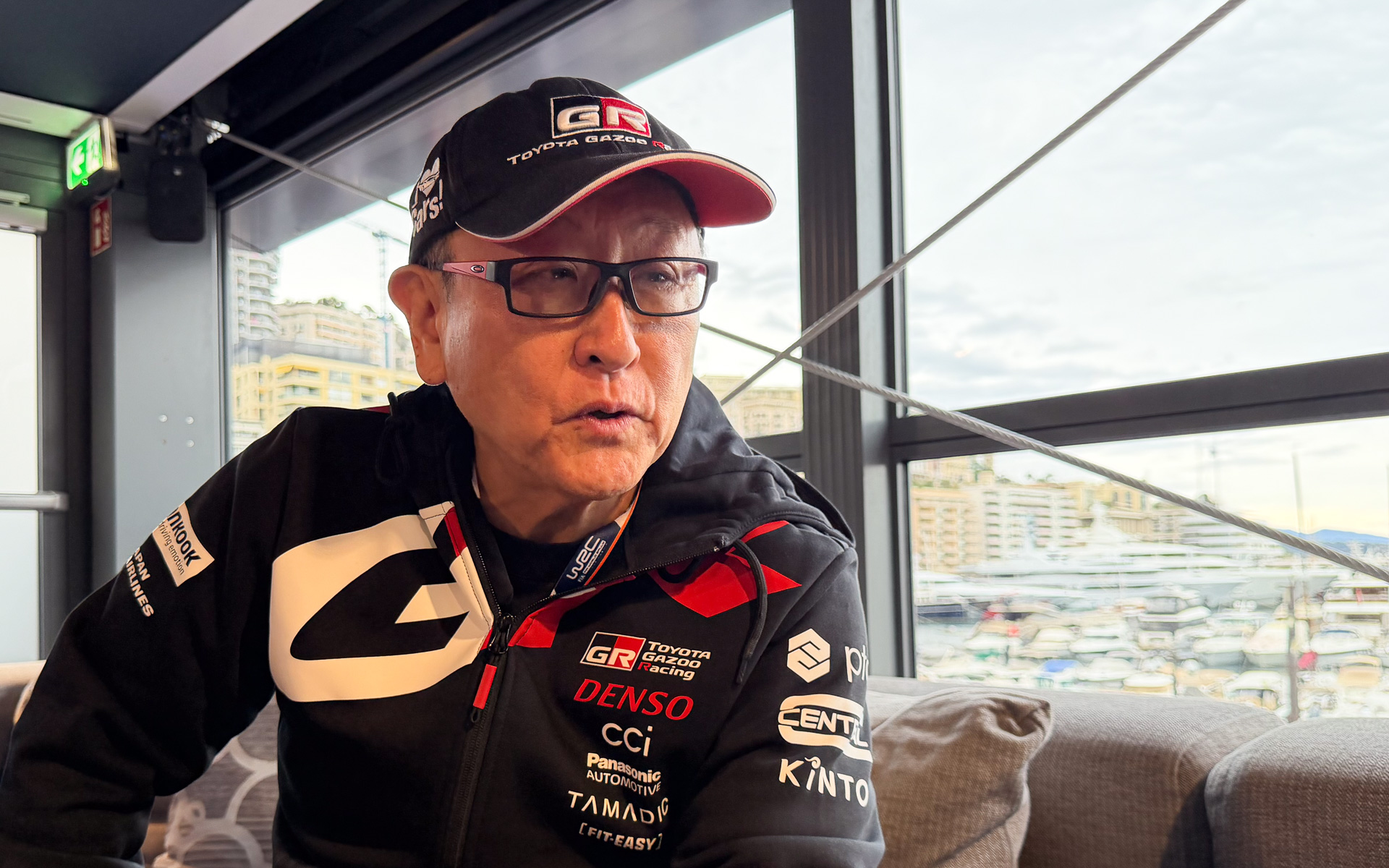 WRC開幕戦ラリー・モンテカルロを訪れたトヨタ自動車株式会社 代表取締役会長 豊田章男氏