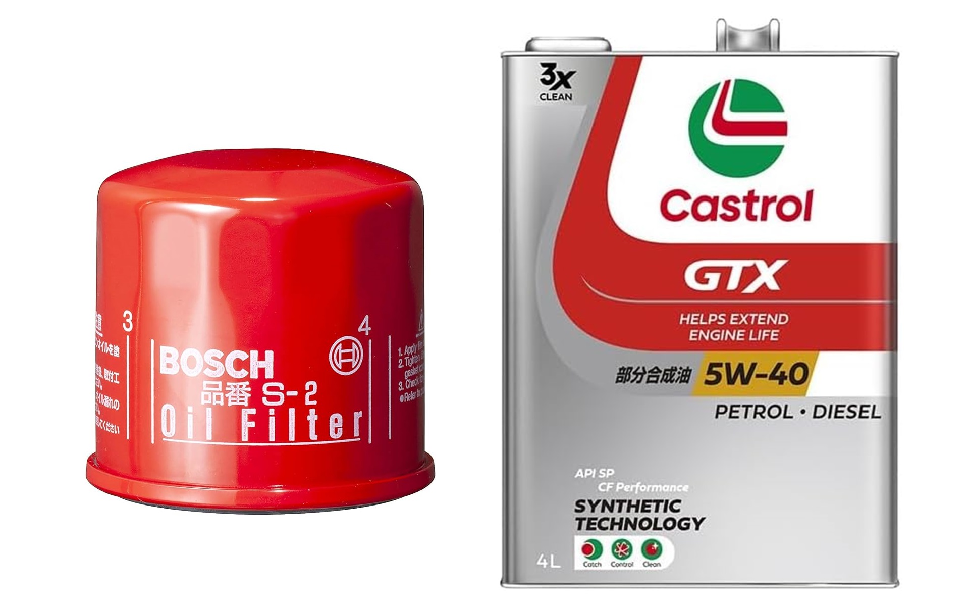 カストロールのエンジンオイルや、ボッシュのオイルフィルターがAmazonのスマイルセールの対象品となっている