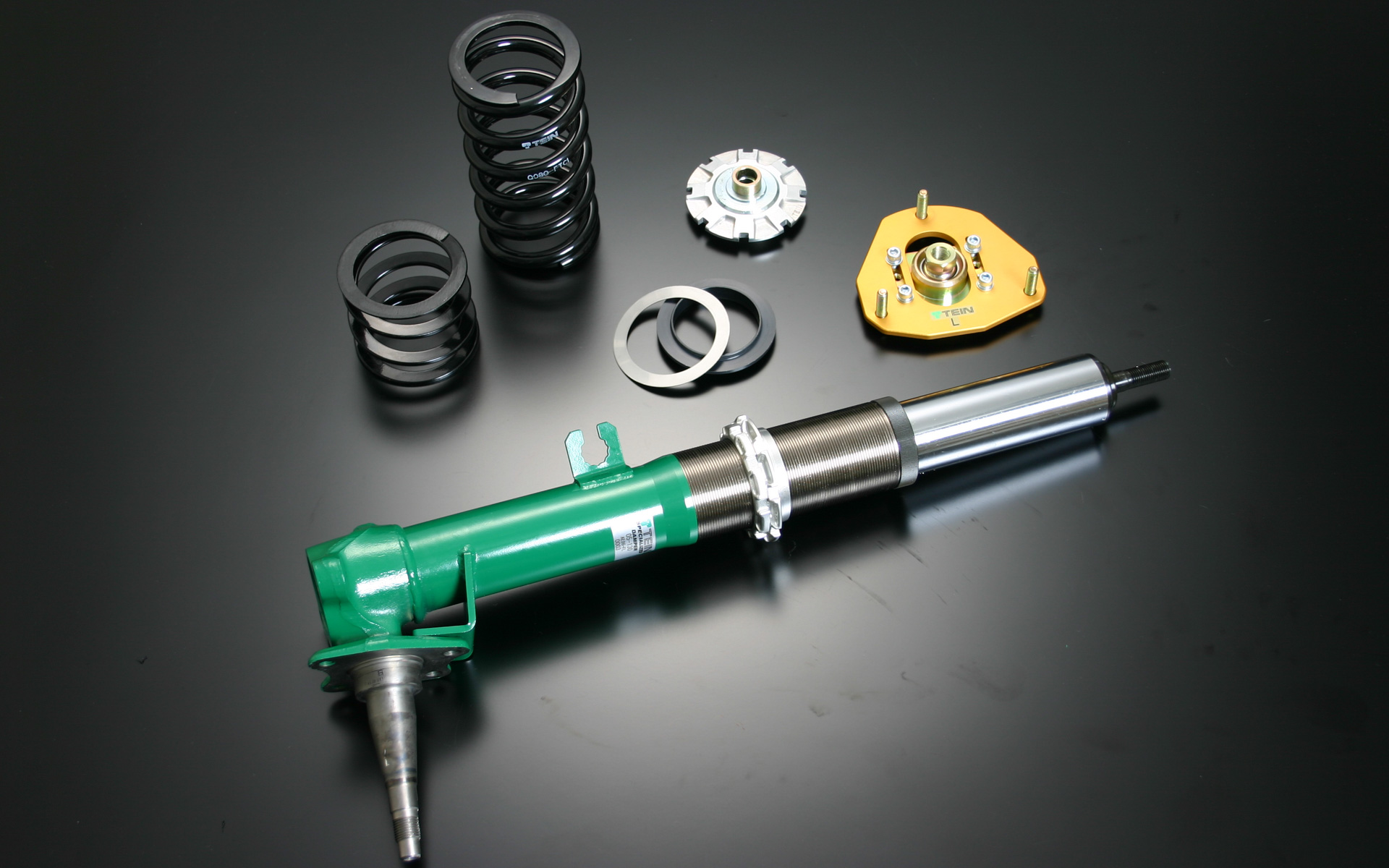 自社製スピンドルを使用して製作したスペシャライズド・ダンパー（ダンパーは現在製作中のため参考画像）