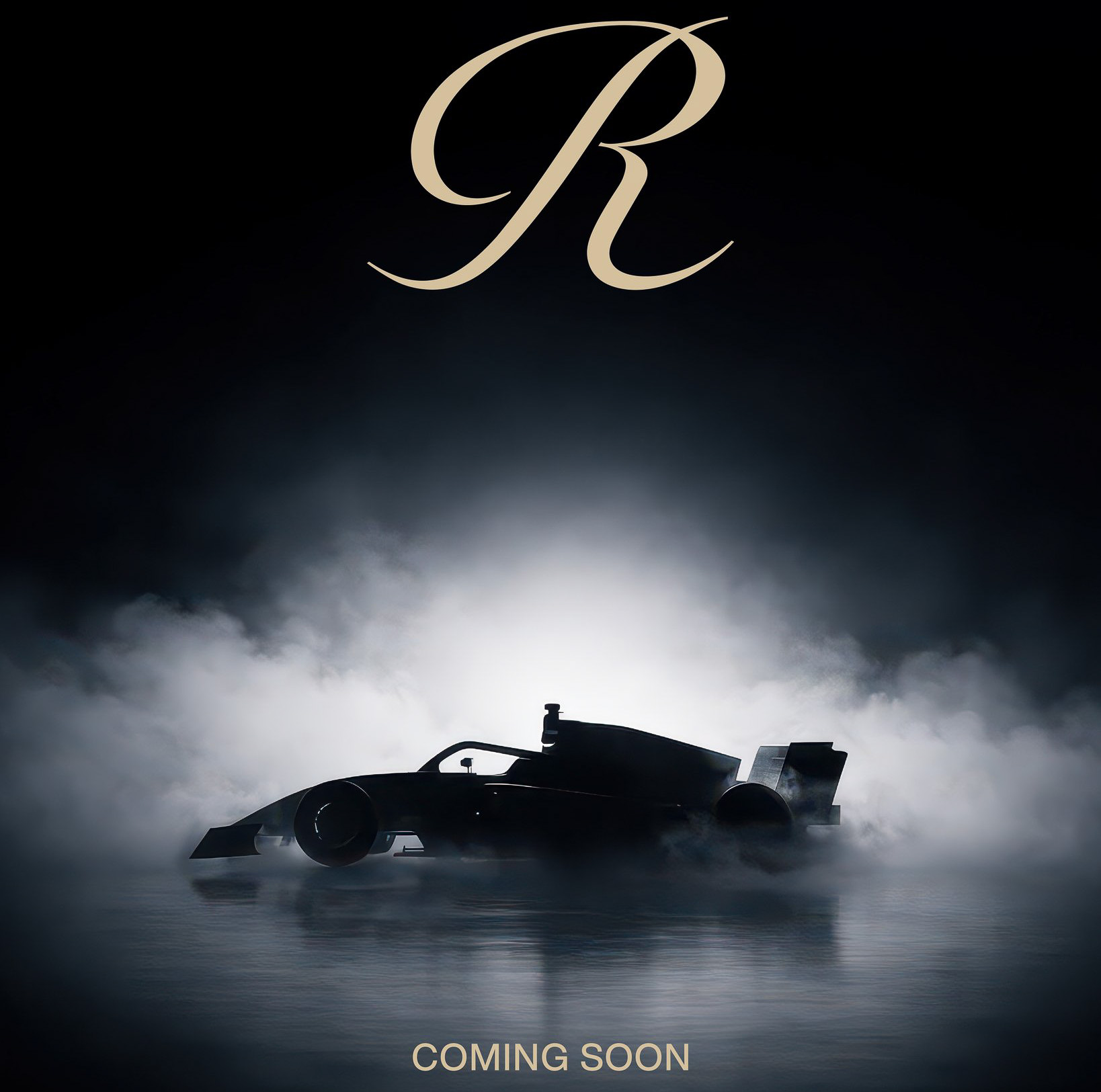 「ReFaから新しいレースチームがまもなく誕生」とポストされたフォーミュラマシンのシルエット