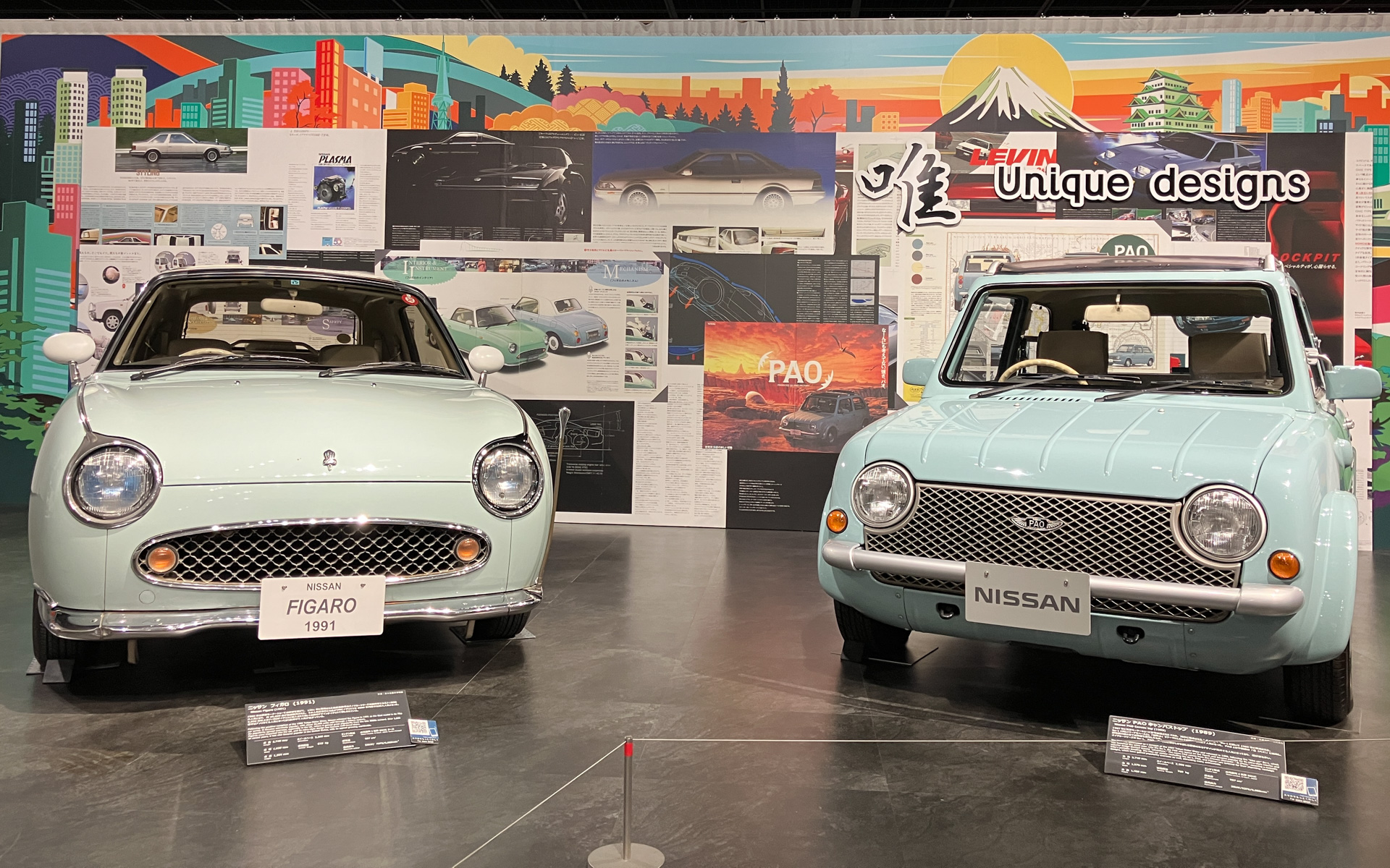 企画展「What’s JDM？－世界が熱中する’80-’90年代の日本車－」の様子