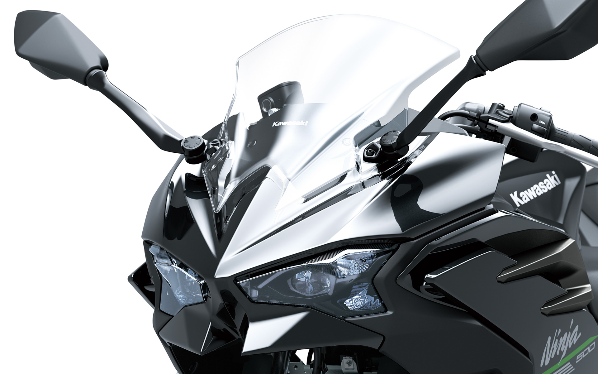 250ccクラスをベースにしたトレリスフレームを採用する「Ninja 500」