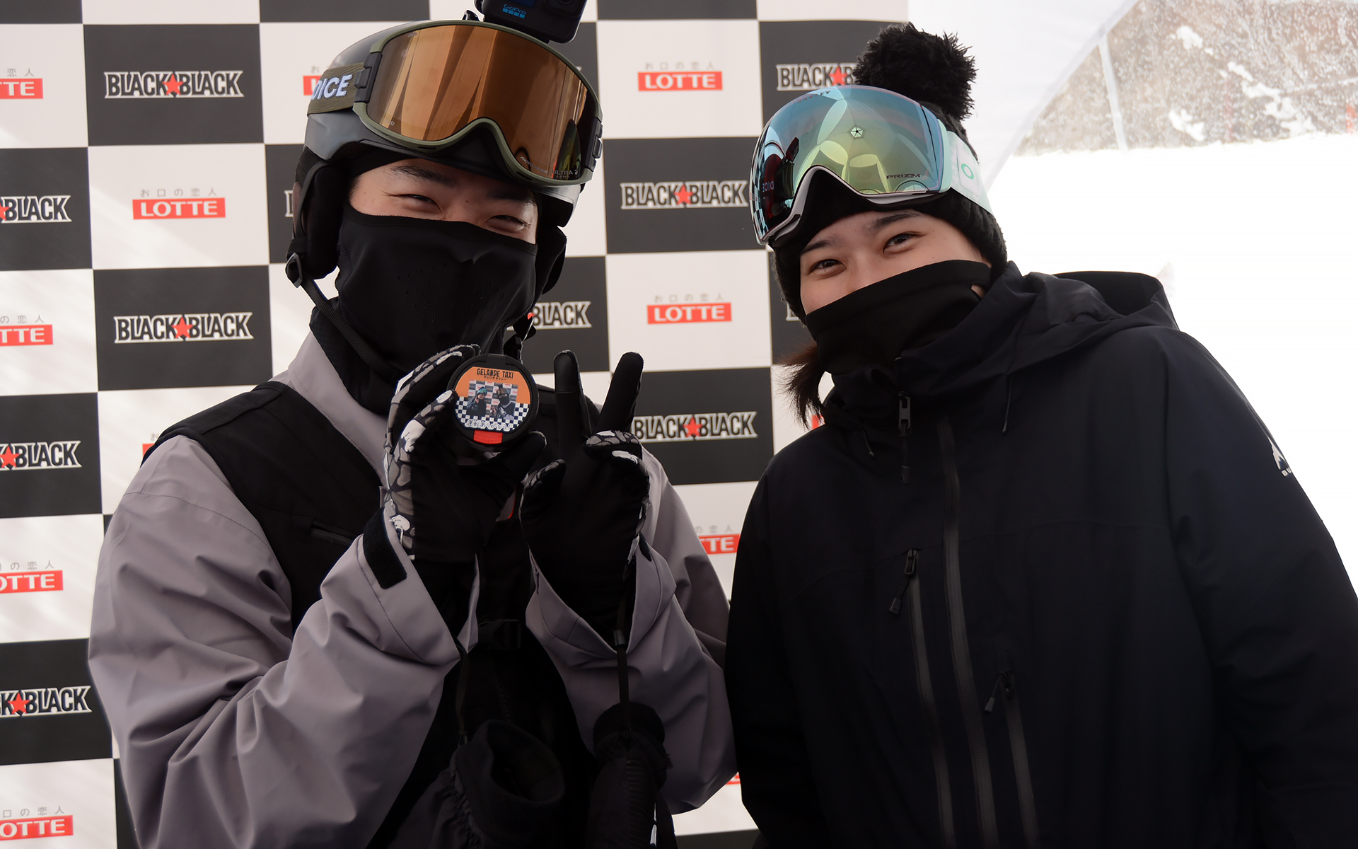 ロッテはその場で撮った写真をボトルに印刷してプレゼントしていた。こちらは1月31日と2月1日のみのブース出展とのこと