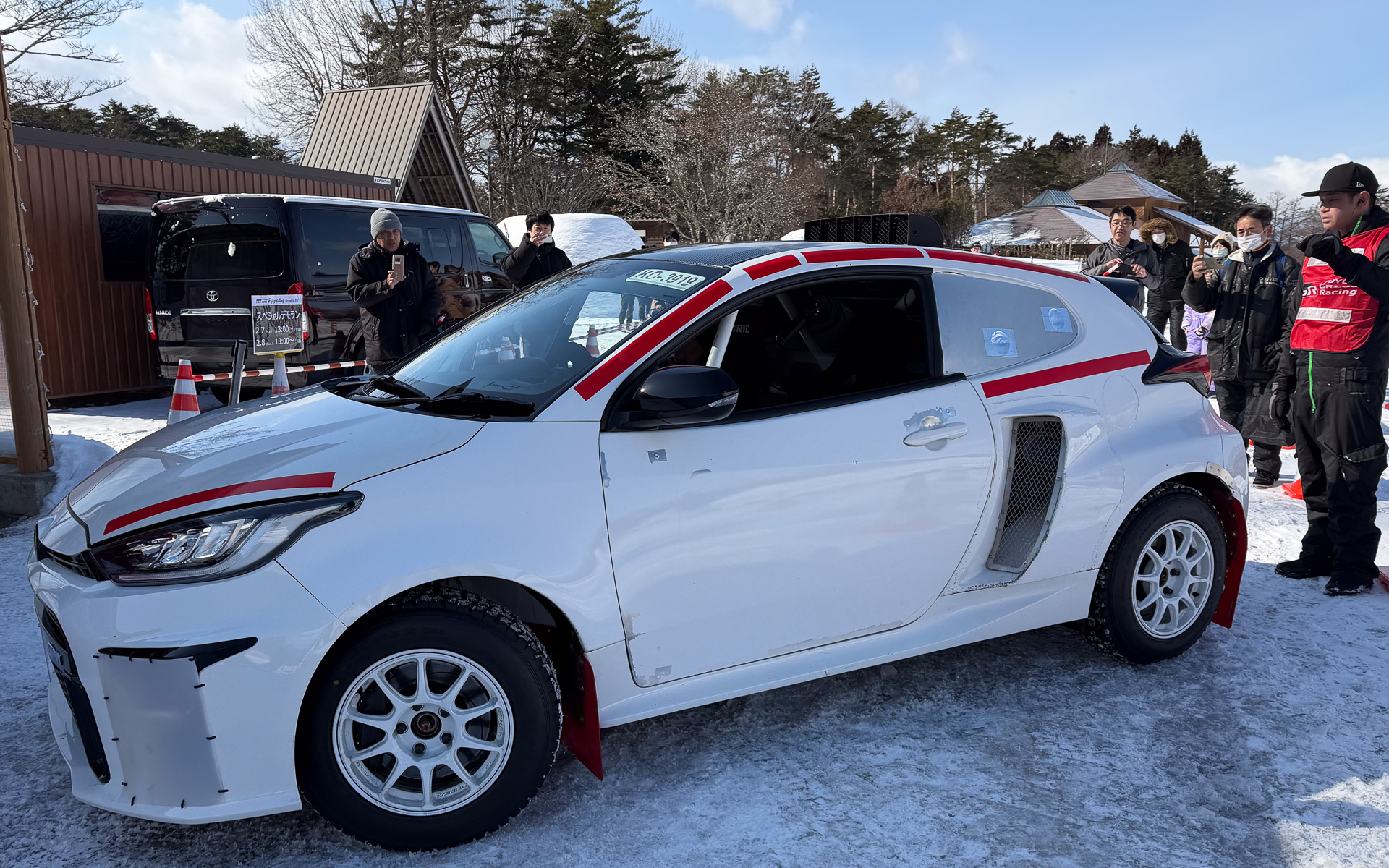 一般初公開されたGRヤリスMコンセプトのラリー仕様。GRヤリスMコンセプトの1号車であり、これがベースとなってサーキット仕様に発展していった