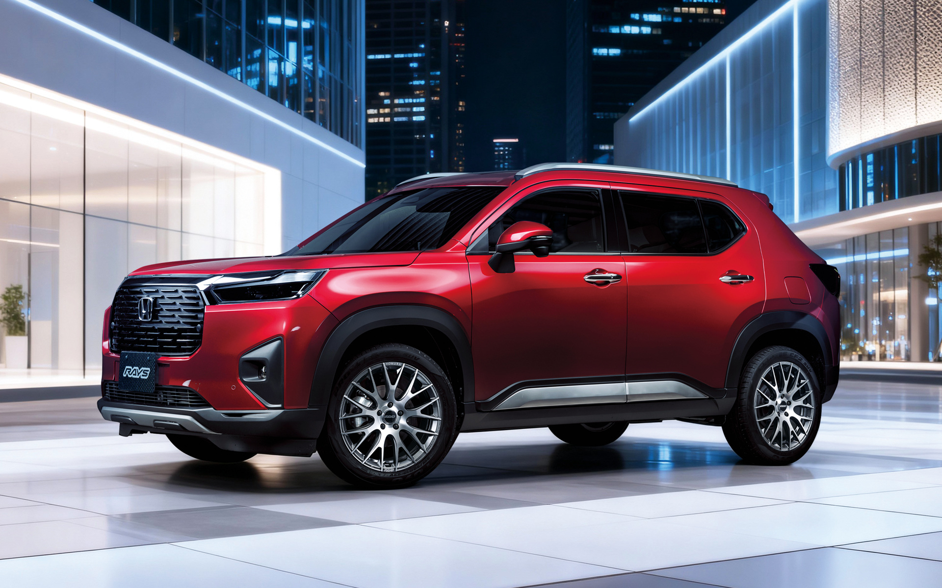 ホムラ「2×9R」×ホンダ「WR-V」装着イメージ