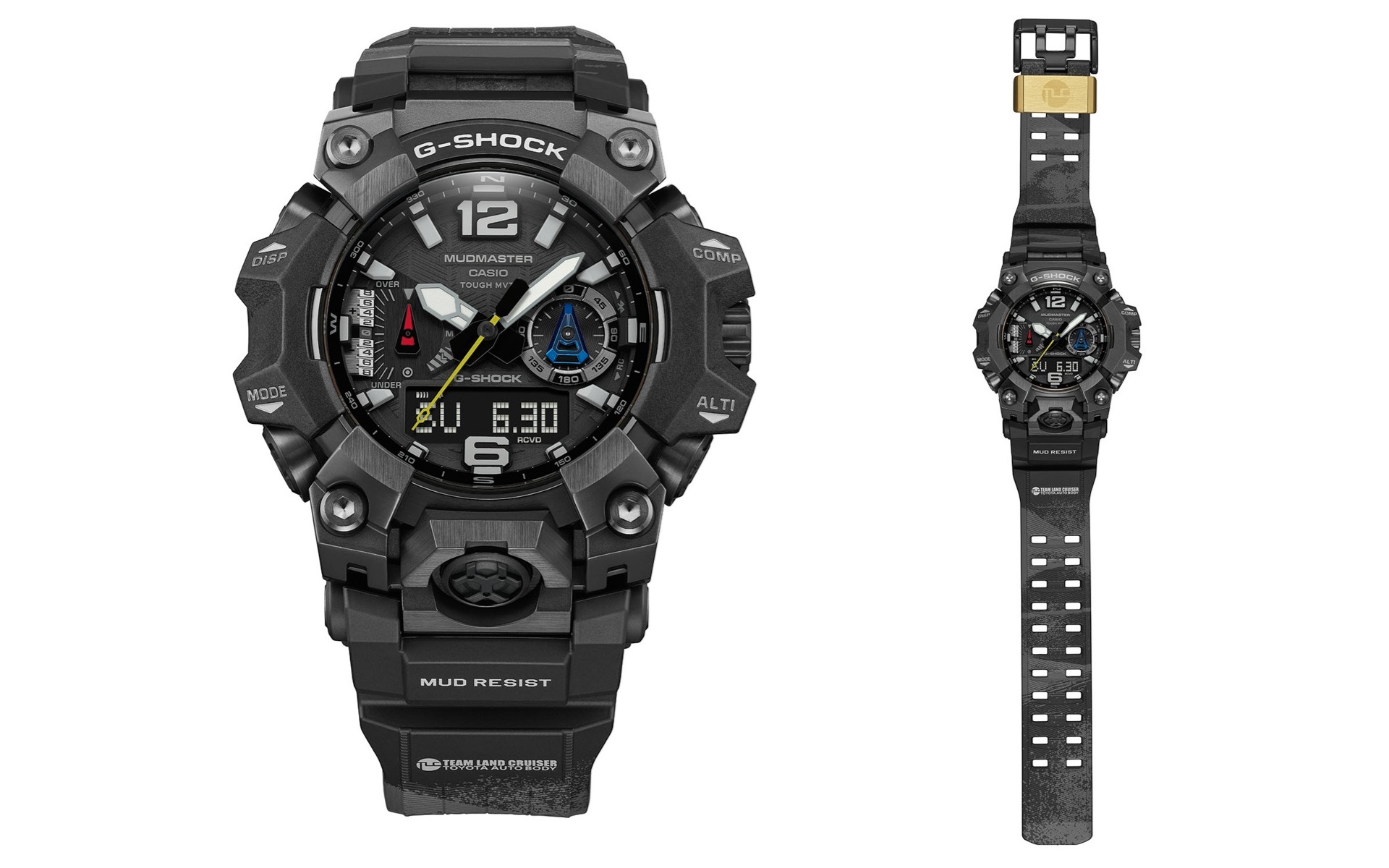 トヨタ車体「チームランドクルーザー・トヨタオートボデー」とG-SHOCKのコラボレーションモデル「GWG-B1000TLC-1A」