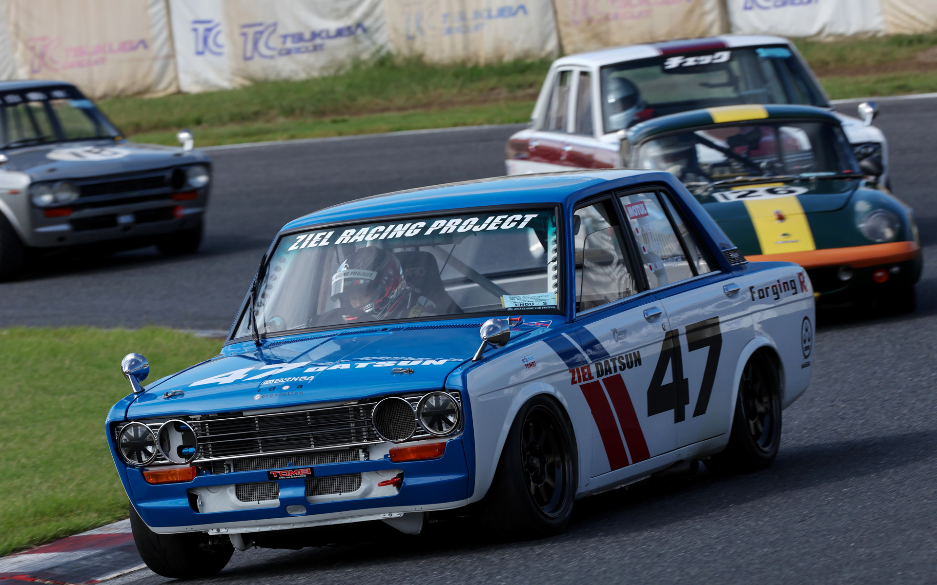 HKSグループがエンジン製作を担当する「ブルーバード（510）」