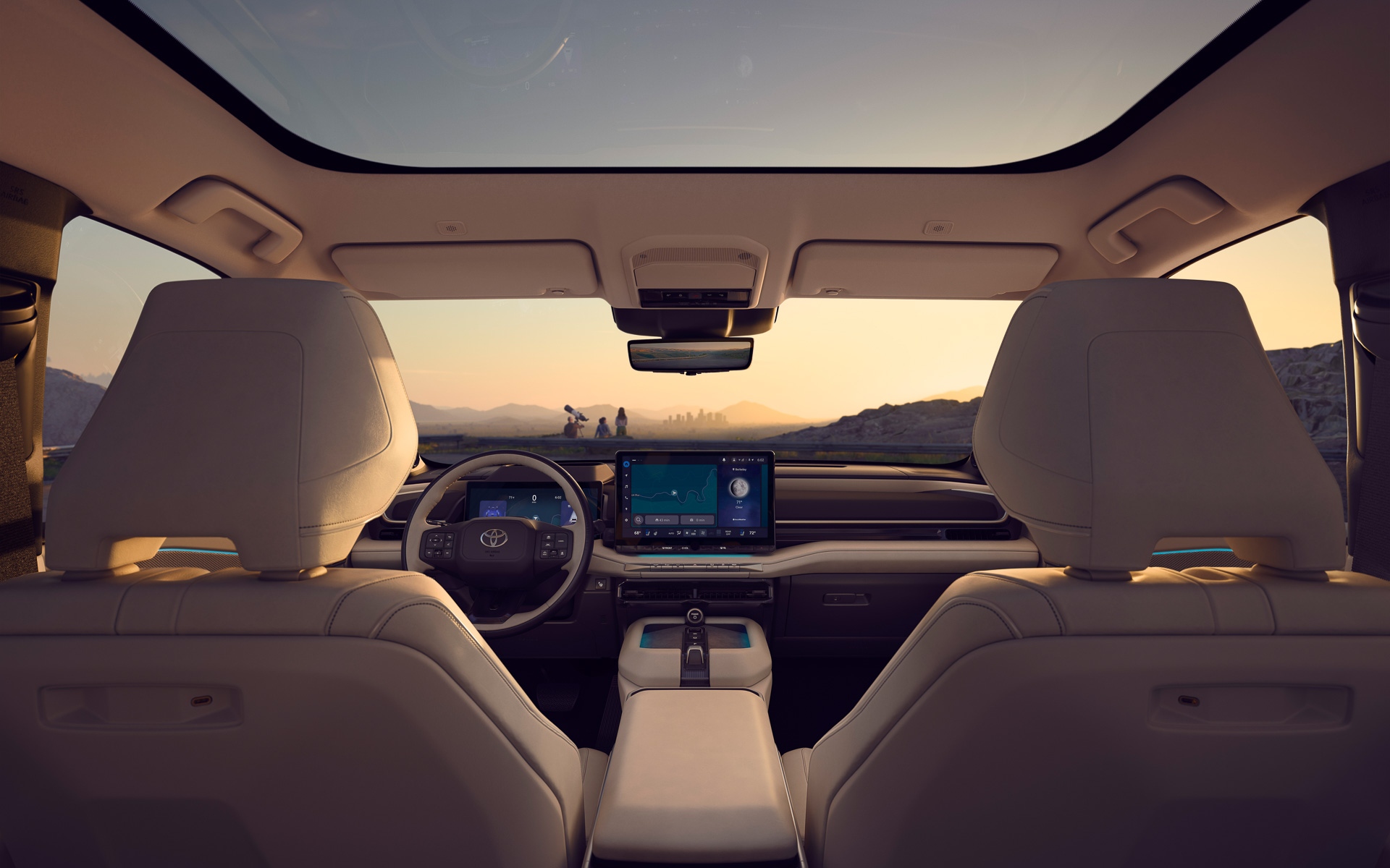 3列シートSUV「ハイランダー」の室内