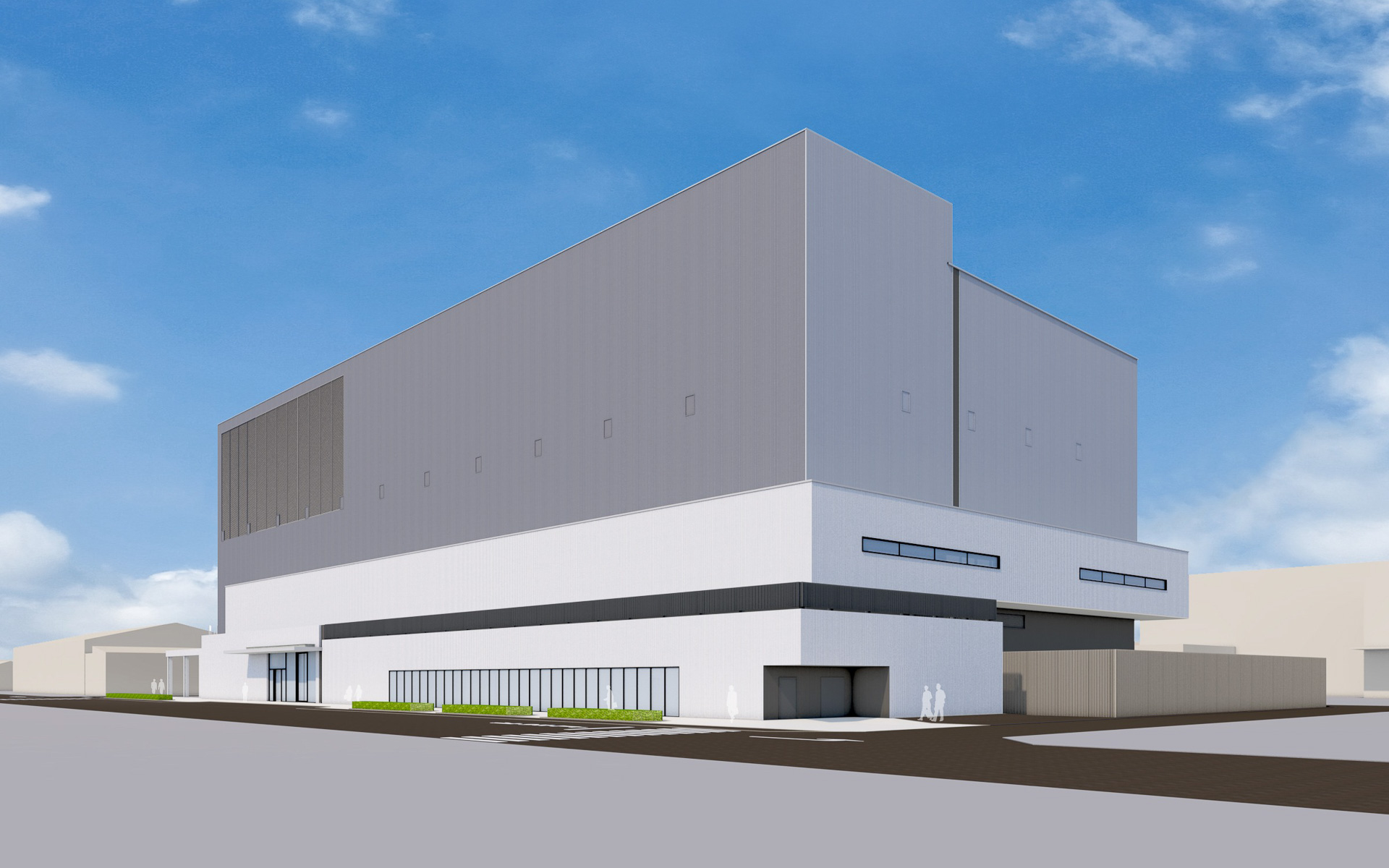 上尾工場に建設される新塗装工場（イメージ）