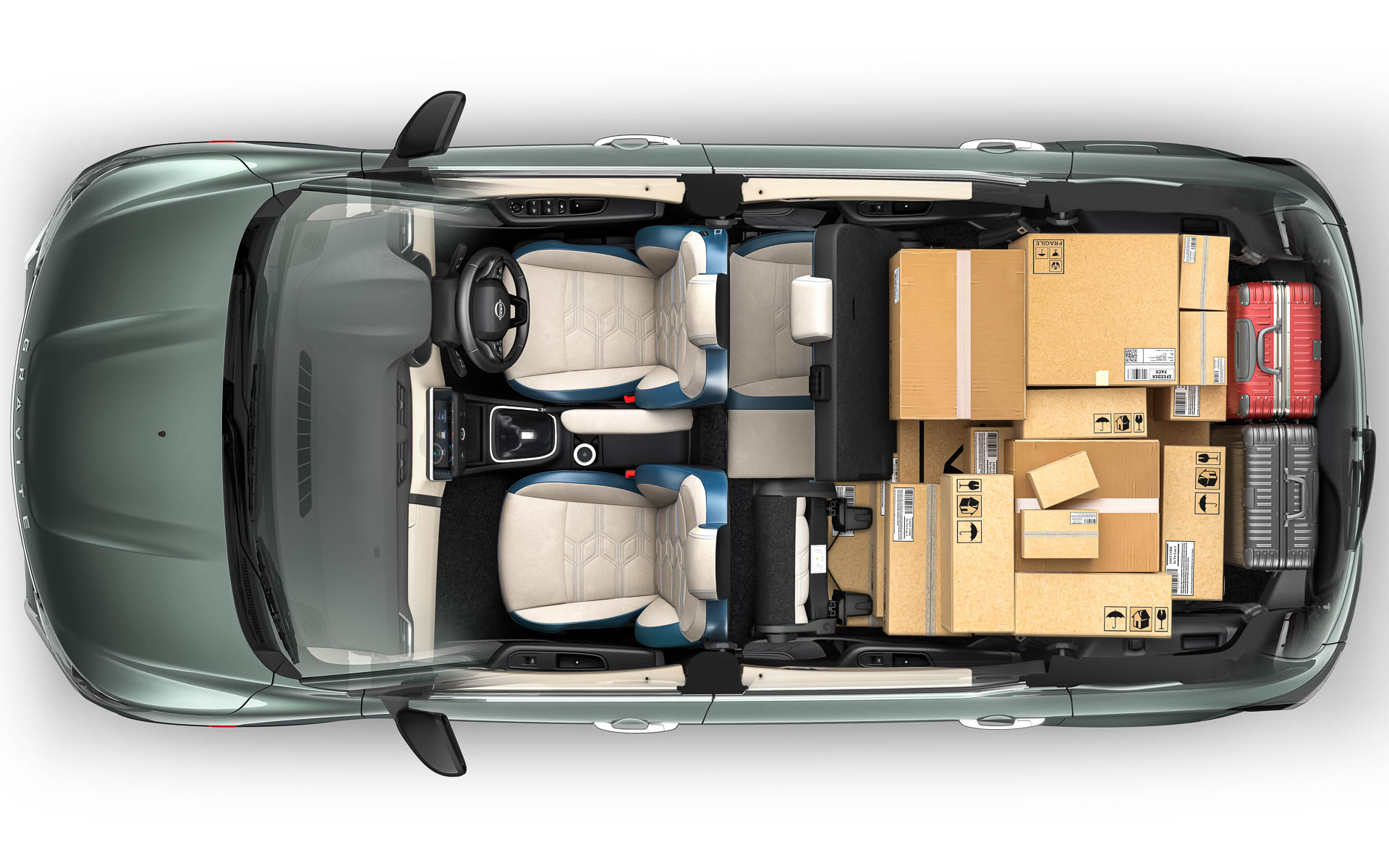 多彩なシートアレンジが可能