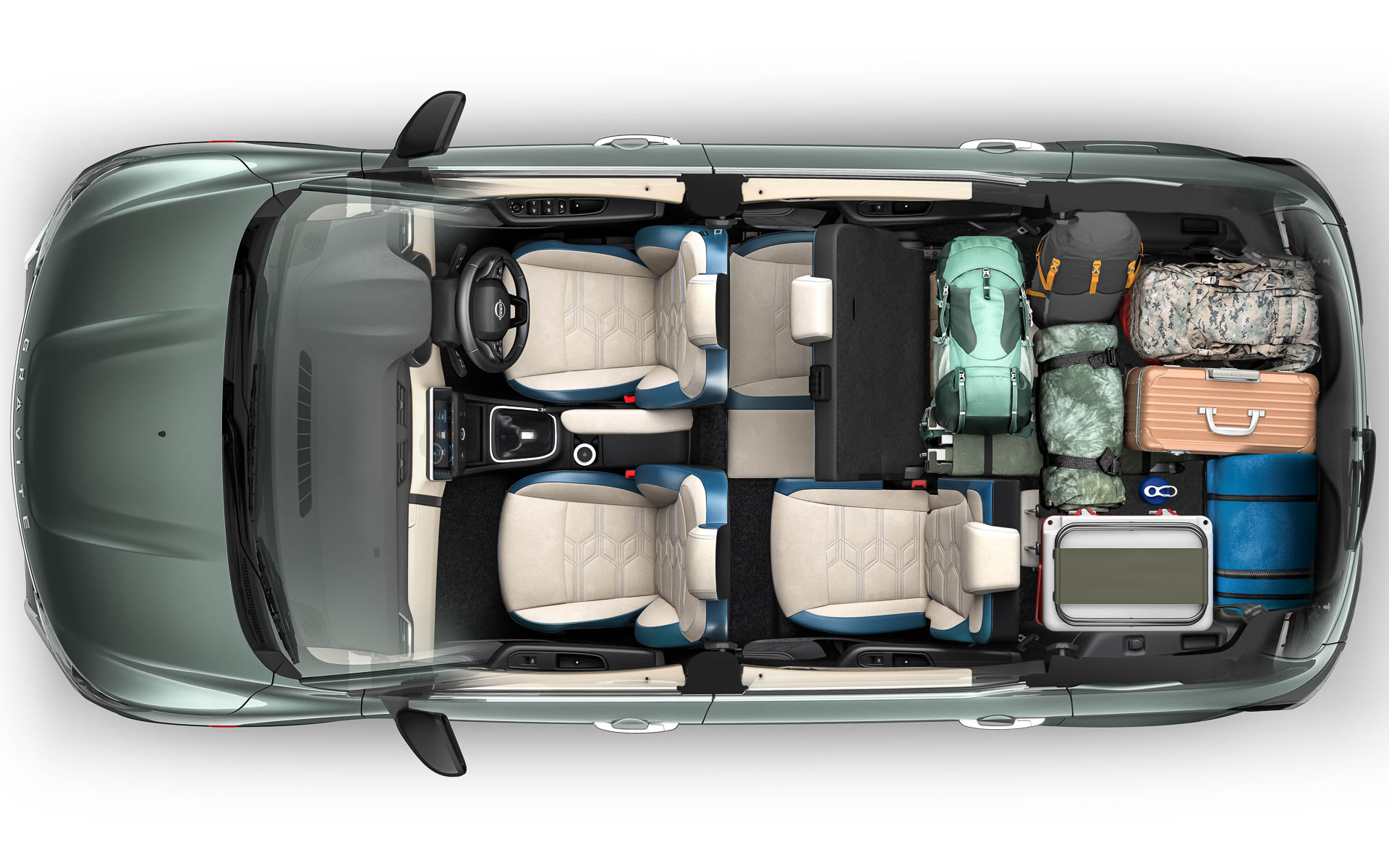 多彩なシートアレンジが可能