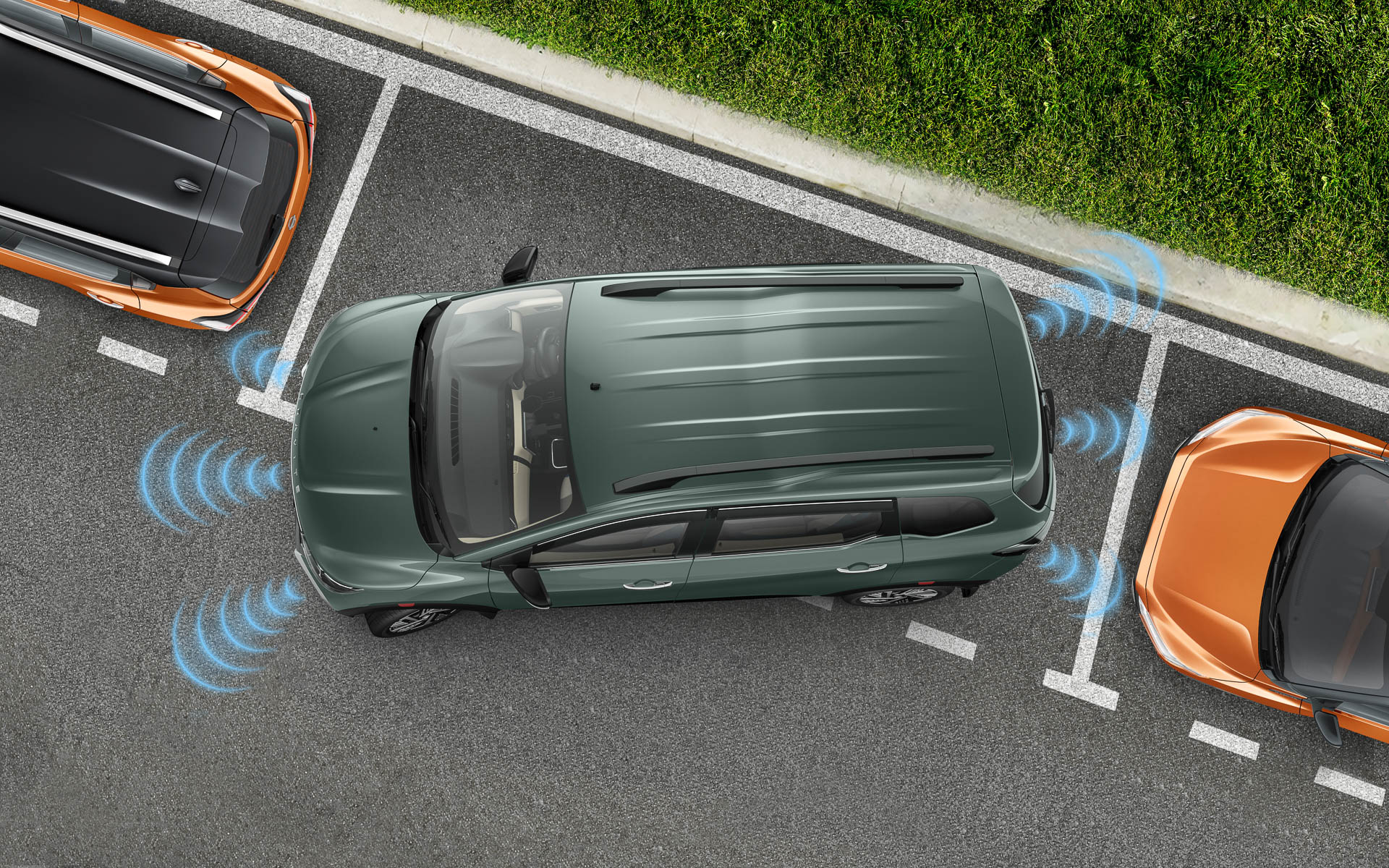 ヒルスタートアシストやオートワイパー、キーのオートロック/アンロック機能、前後パーキングセンサーなど、利便性を高める先進技術を搭載