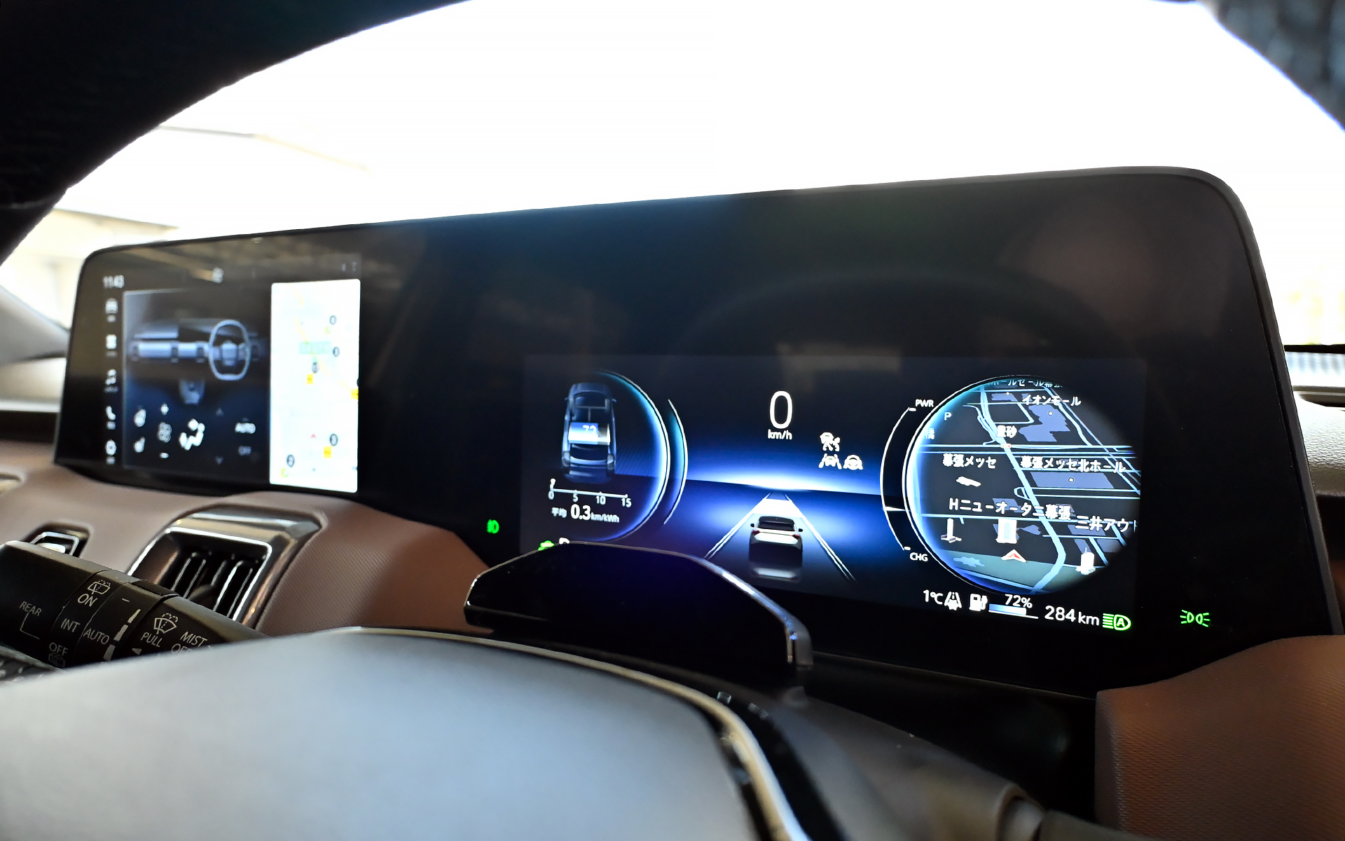メーターとオーディオ、ナビゲーションのシステムを統合したインテグレーテッドディスプレイを搭載