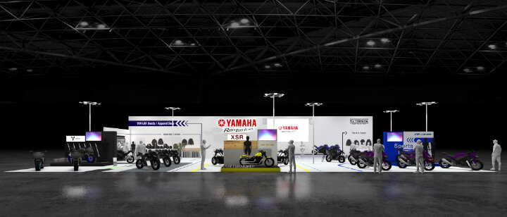 ヤマハブースのイメージ